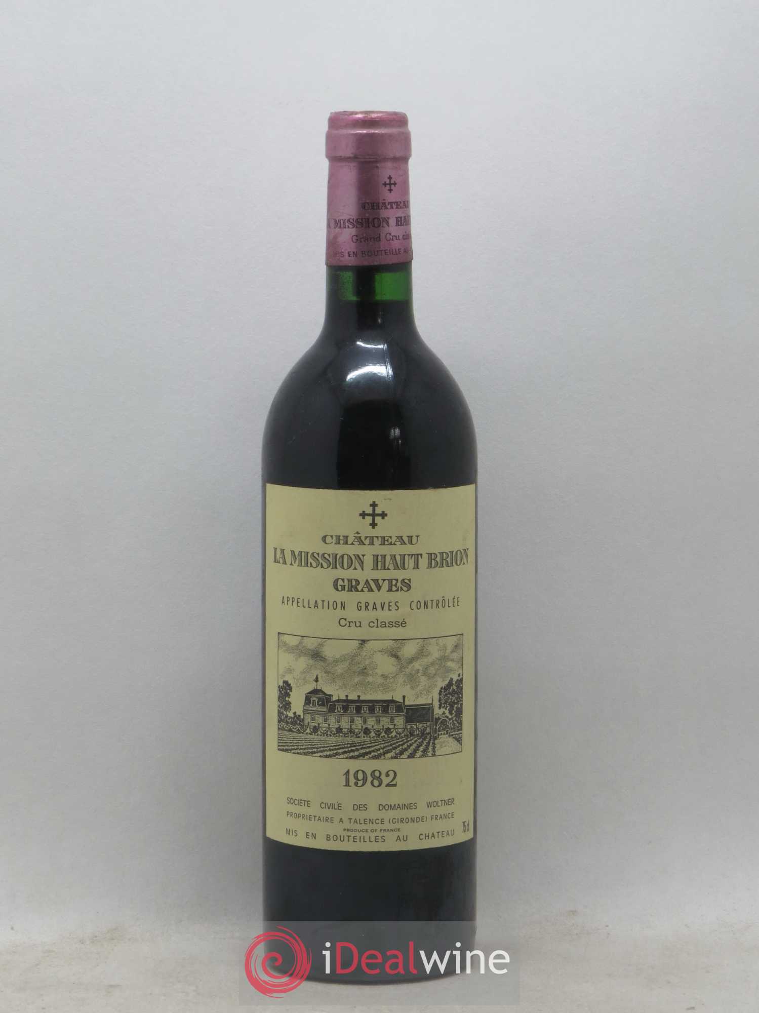 Château la Mission Haut-Brion Cru Classé de Graves 1982 - Lot de 1 bouteille - 0