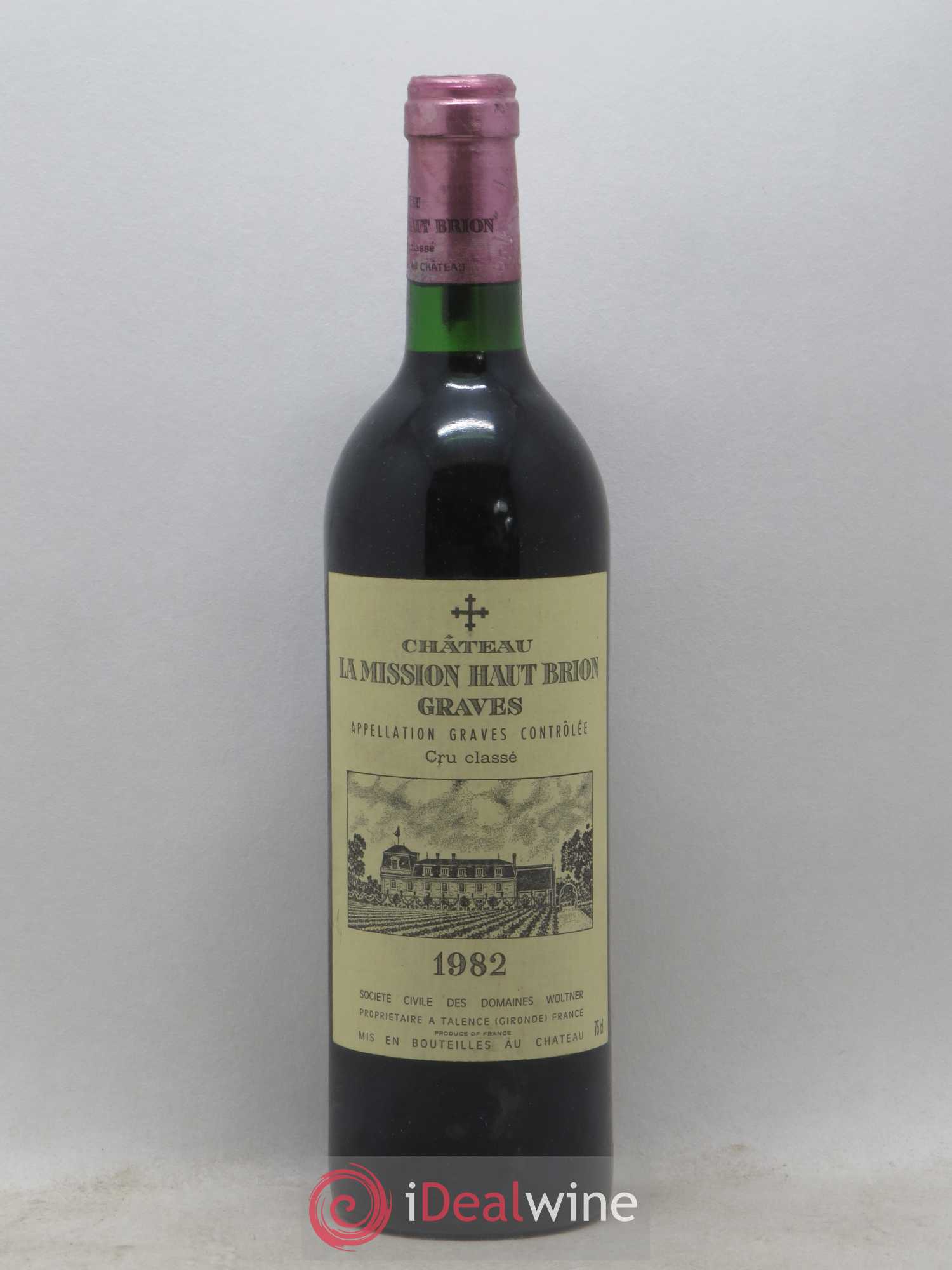 Château la Mission Haut-Brion Cru Classé de Graves 1982 - Lot de 1 bouteille - 0