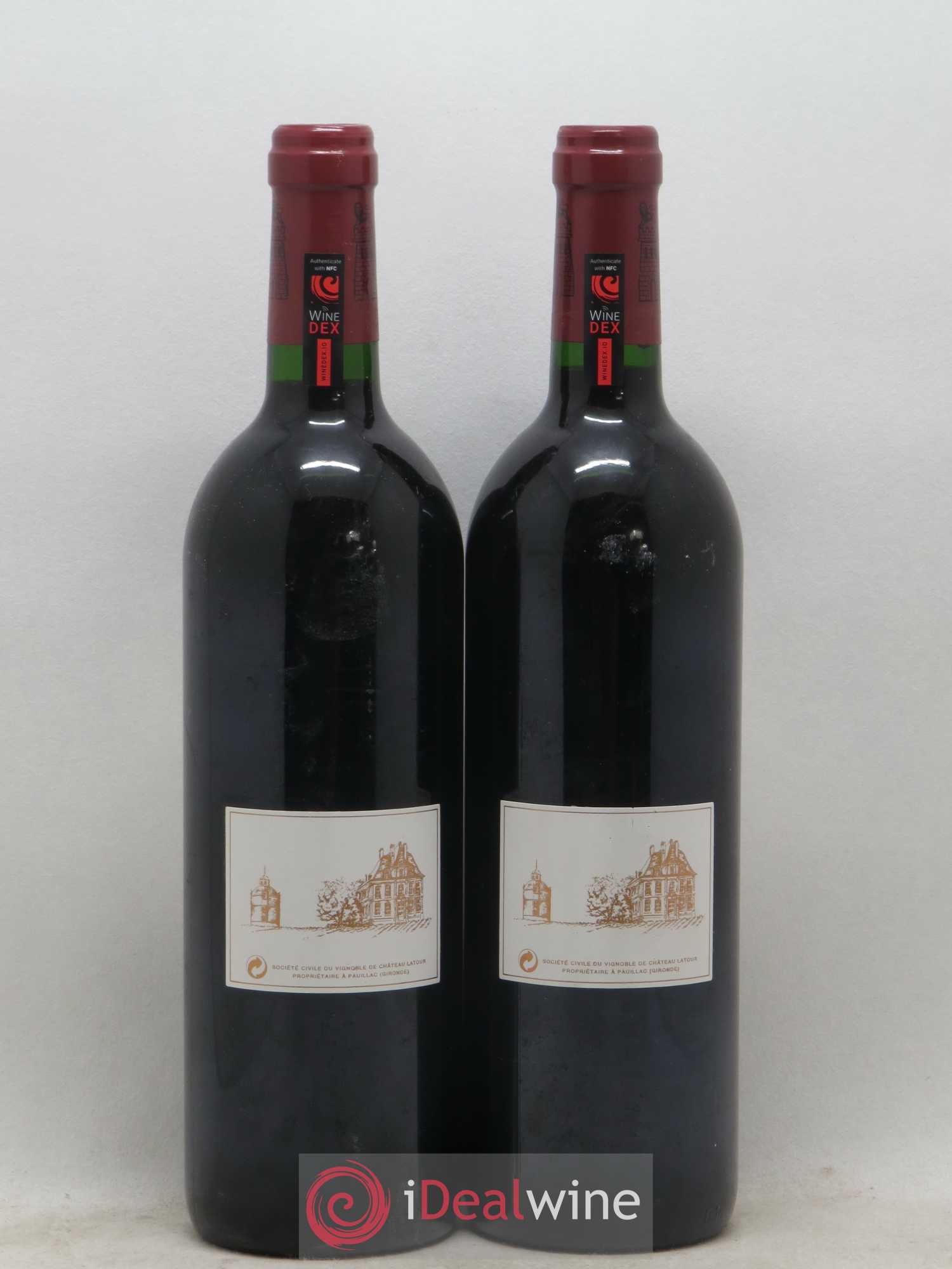 Château Latour 1er Grand Cru Classé 1996 - Lot de 2 bouteilles - 1