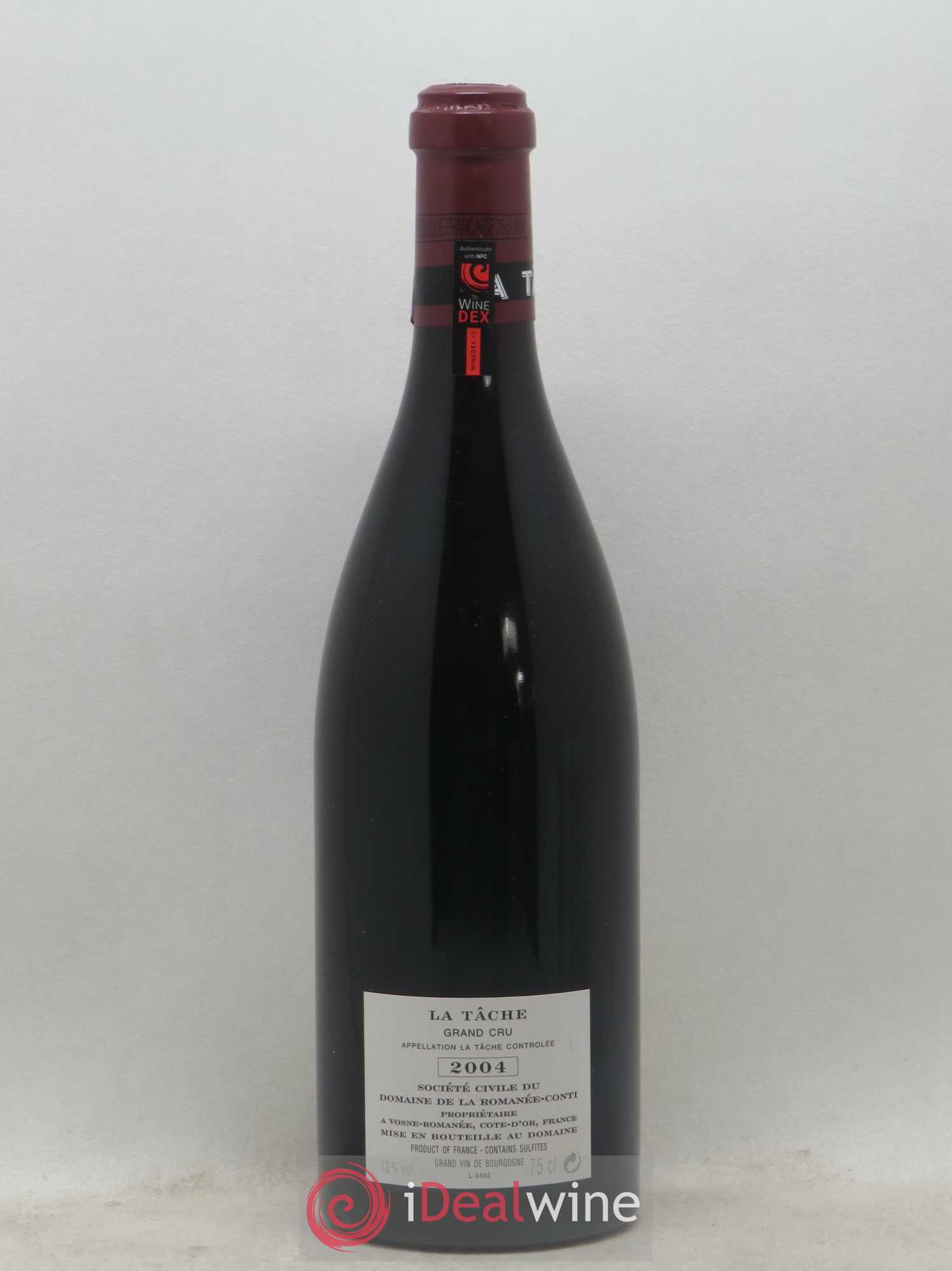 La Tâche Grand Cru Domaine de la Romanée-Conti 2004 - Lot de 1 bouteille - 1
