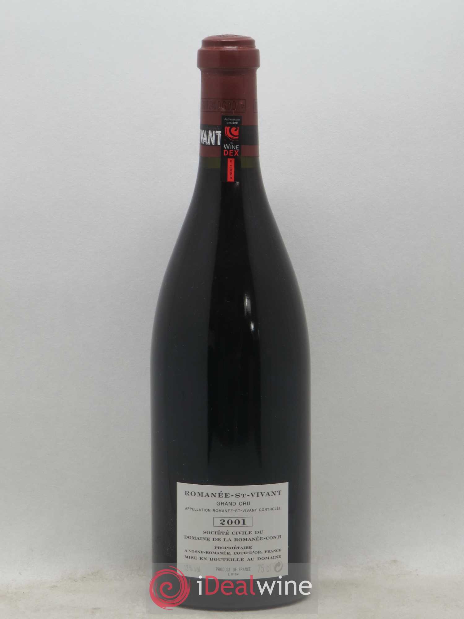 Romanée-Saint-Vivant Grand Cru Domaine de la Romanée-Conti 2001 - Lot de 1 bouteille - 1
