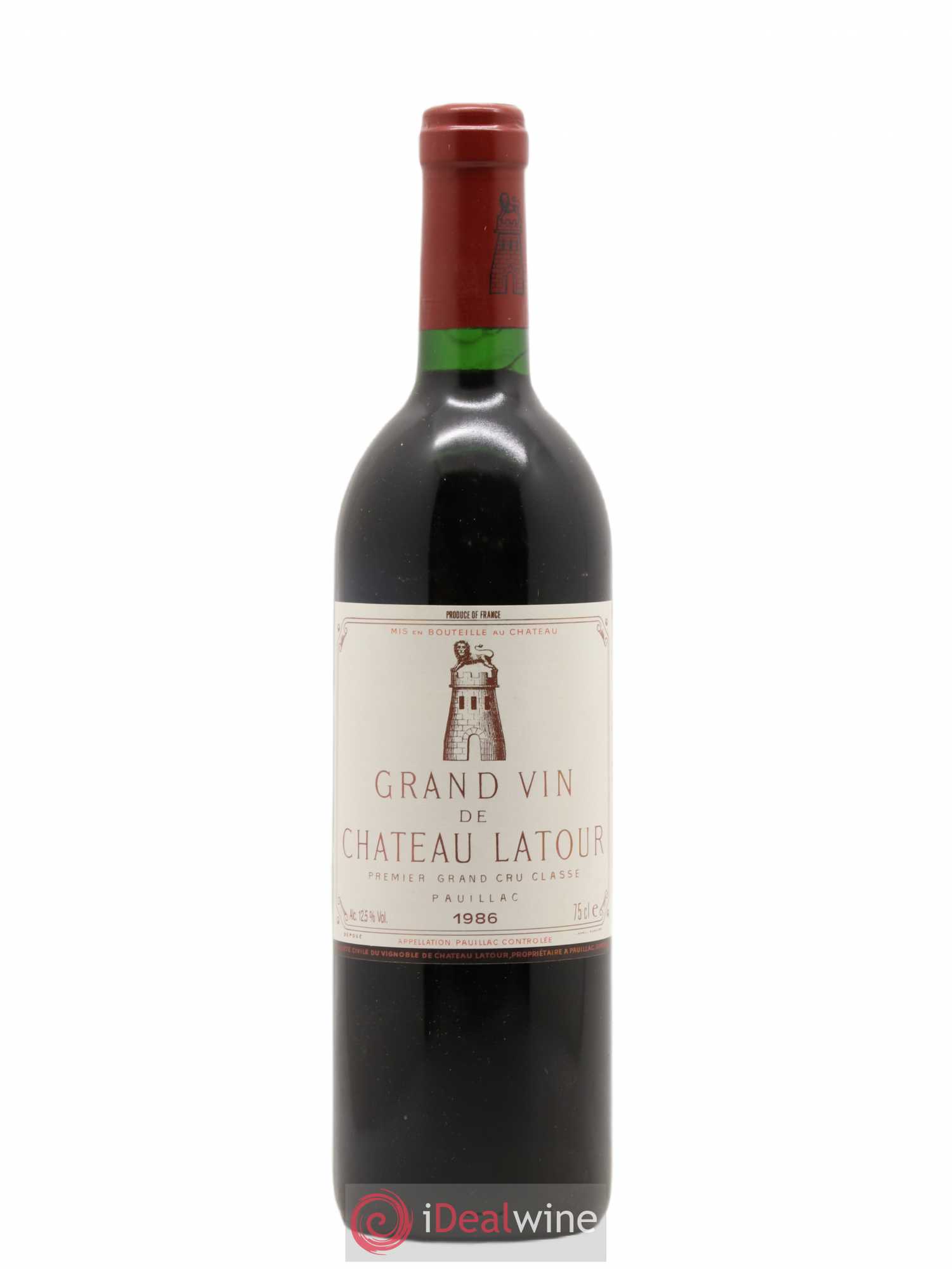 Château Latour 1er Grand Cru Classé 1986 - Lot de 1 bouteille - 0