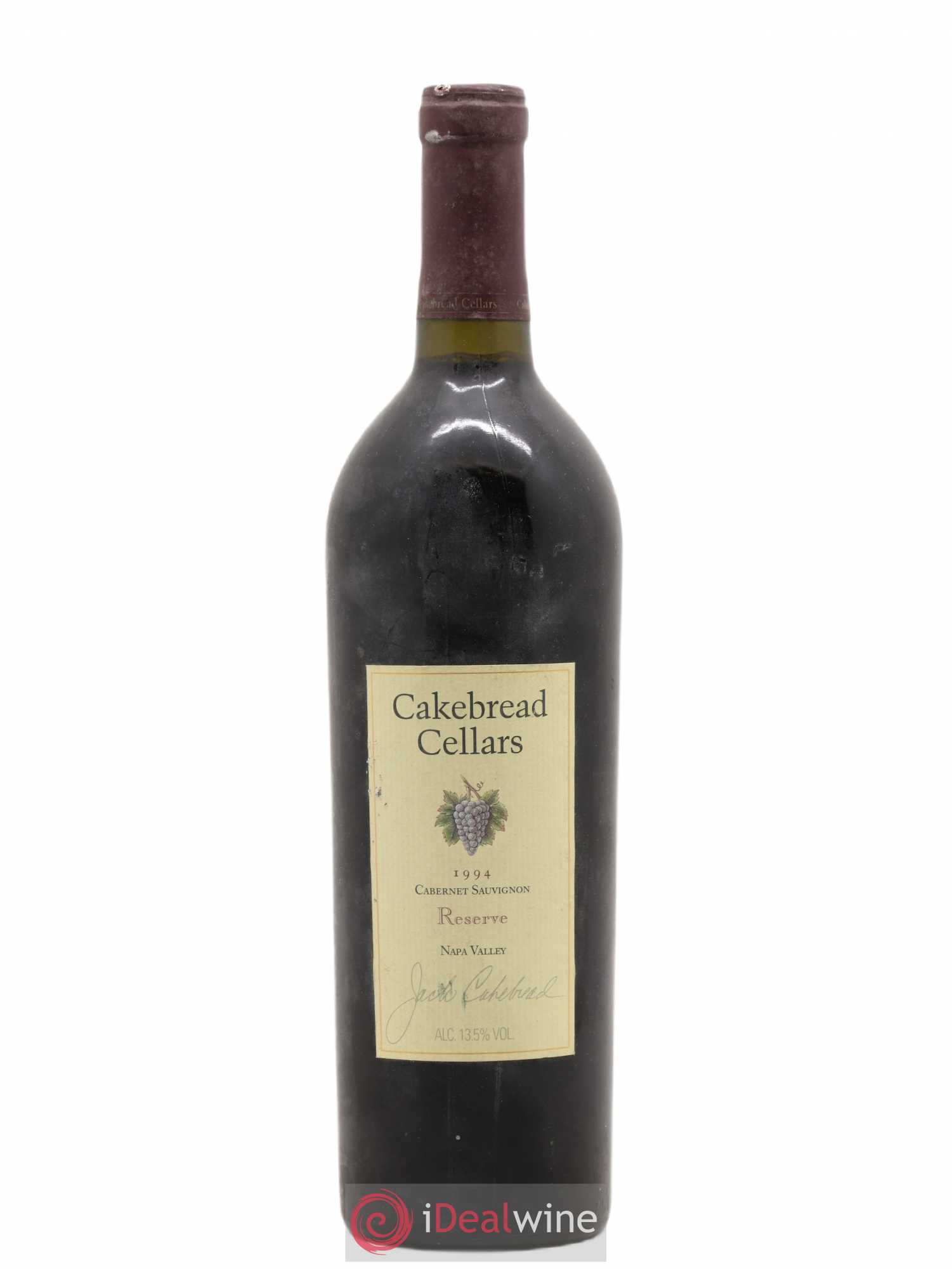 USA Napa Valley Cabernet sauvignon Réserve Cakebread Cellars 1994 - Posten von 1 Flasche - 0