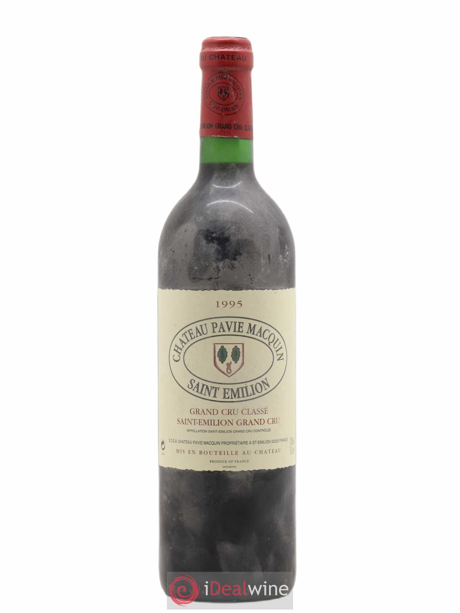 Château Pavie Macquin 1er Grand Cru Classé B 1995 - Lot de 1 bouteille - 0