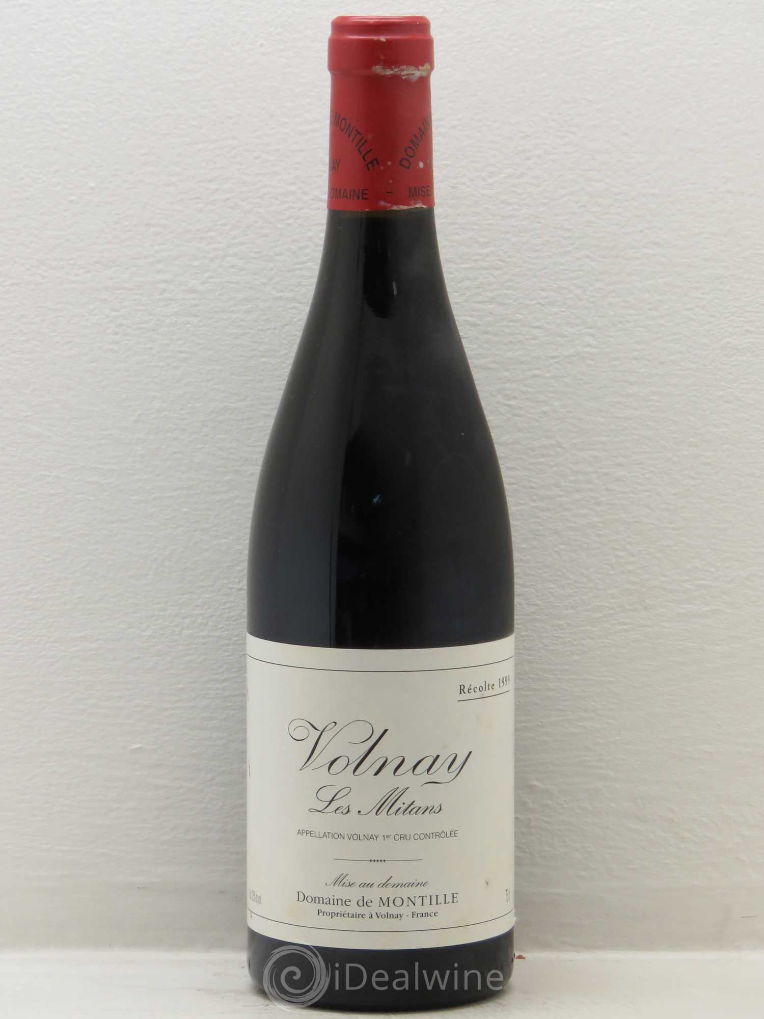 Volnay 1er Cru Les Mitans De Montille (Domaine) 1999 - Lot de 1 bouteille - 0