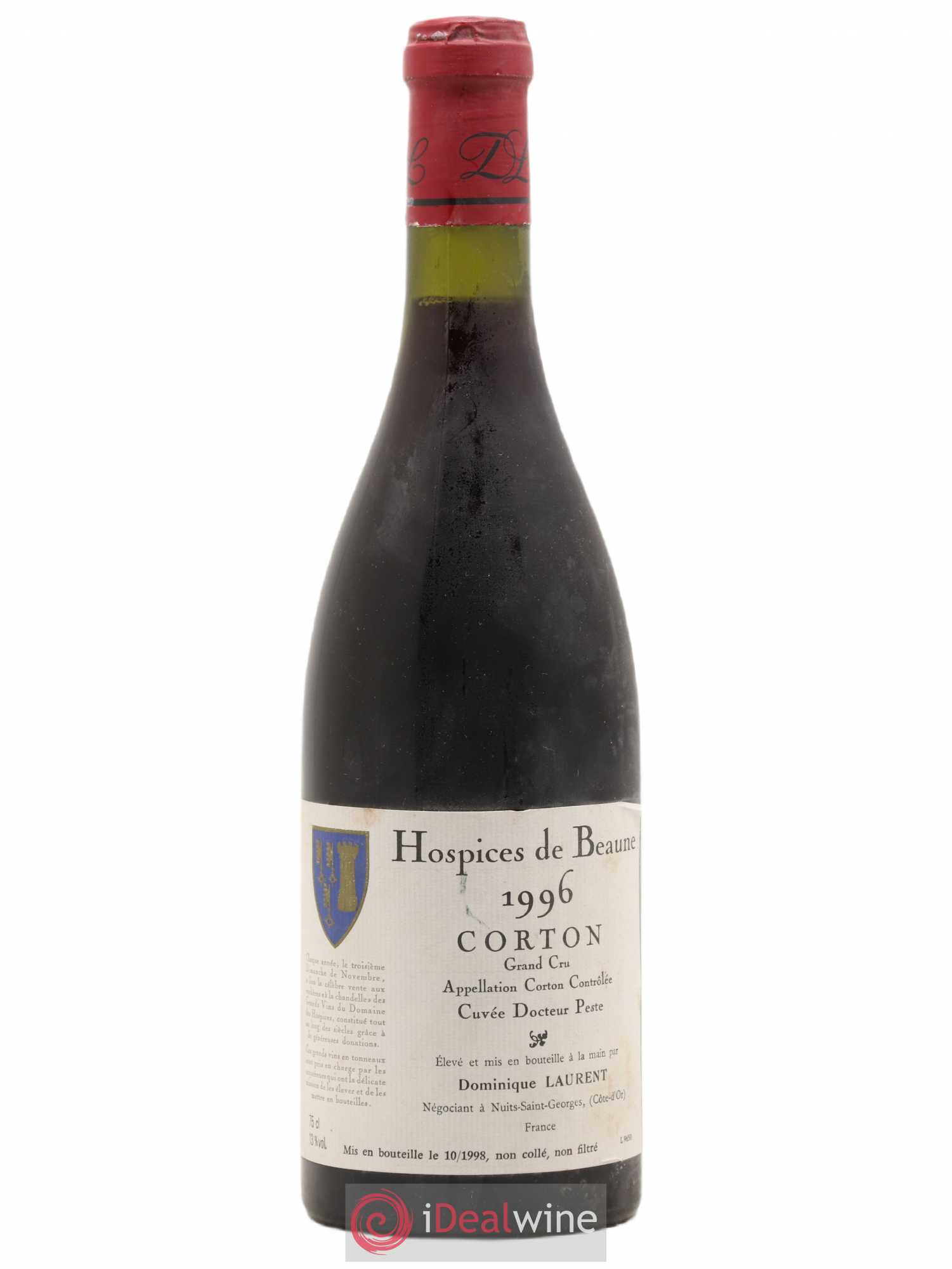 Corton Grand Cru Cuvee du Docteur Peste Hospices de Beaune Dominique Laurent 1996 - Posten von 1 Flasche - 0