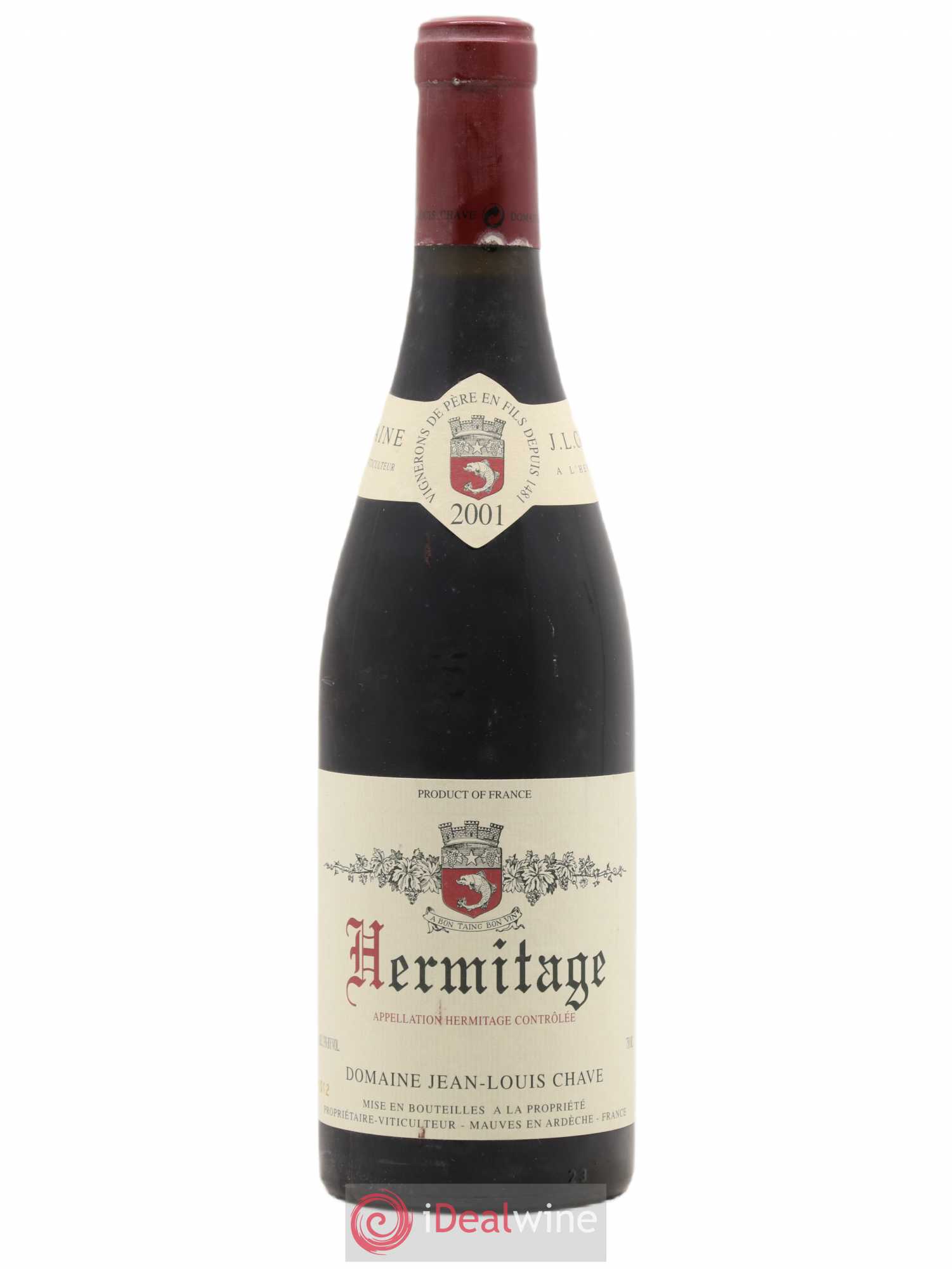 Hermitage Jean-Louis Chave 2001 - Lot de 1 bouteille - 0