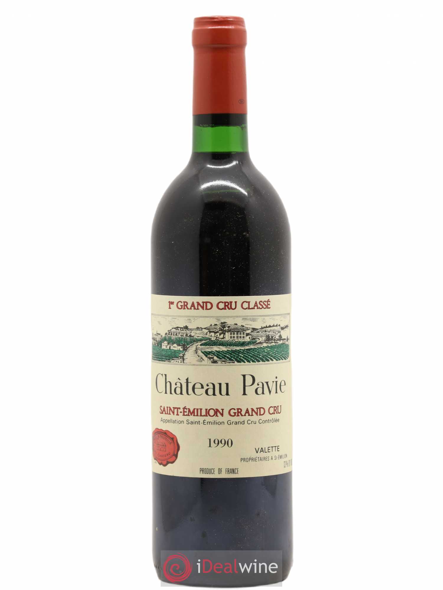 Château Pavie 1er Grand Cru Classé A 1990 - Lot de 1 bouteille - 0