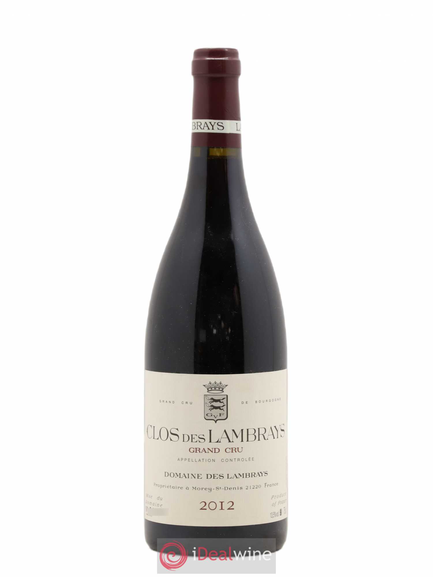 Clos des Lambrays Grand Cru Domaine des Lambrays 2012 - Lot de 1 bouteille - 0