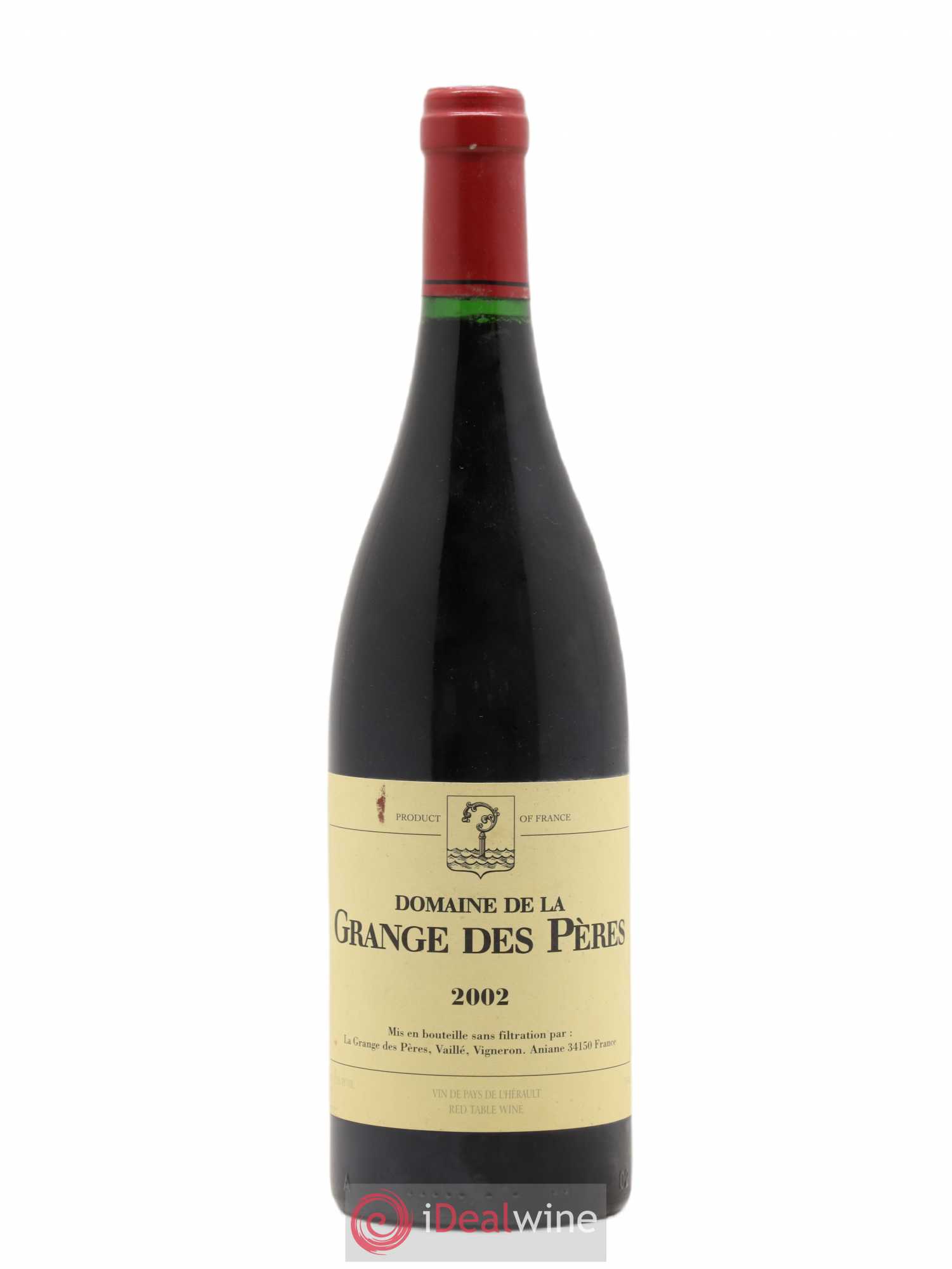 Pays d'Hérault Grange des Pères Laurent Vaillé 2002 - Lot de 1 bouteille - 0