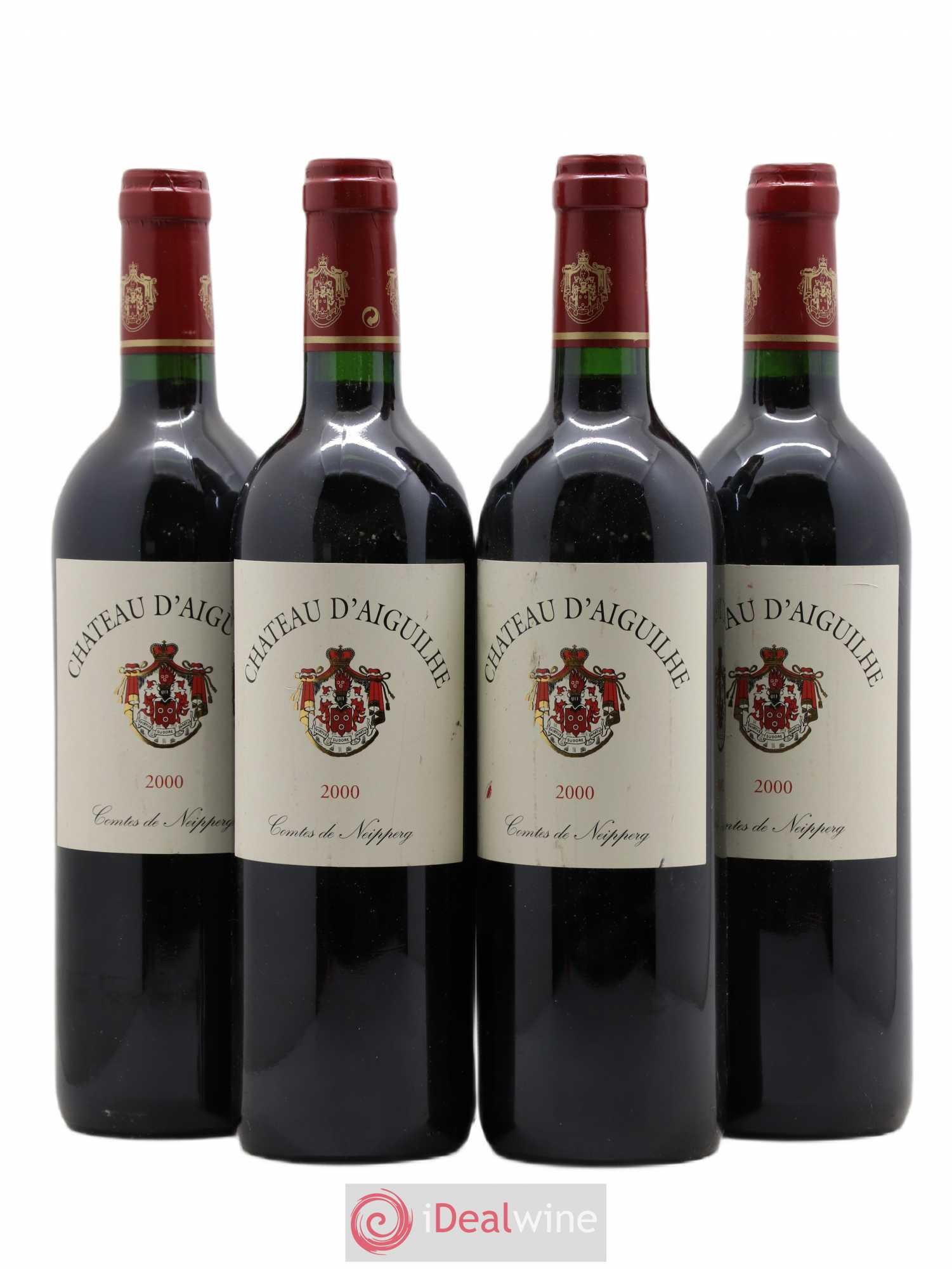 Château d' Aiguilhe 2000 - Lot de 4 bouteilles - 0