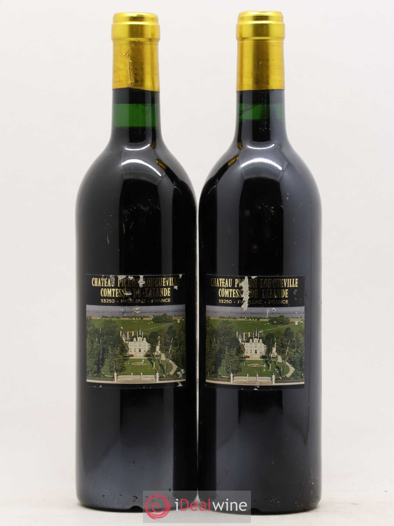 Château Pichon Longueville Comtesse de Lalande 2ème Grand Cru Classé 1989 - Lot de 2 bouteilles - 1