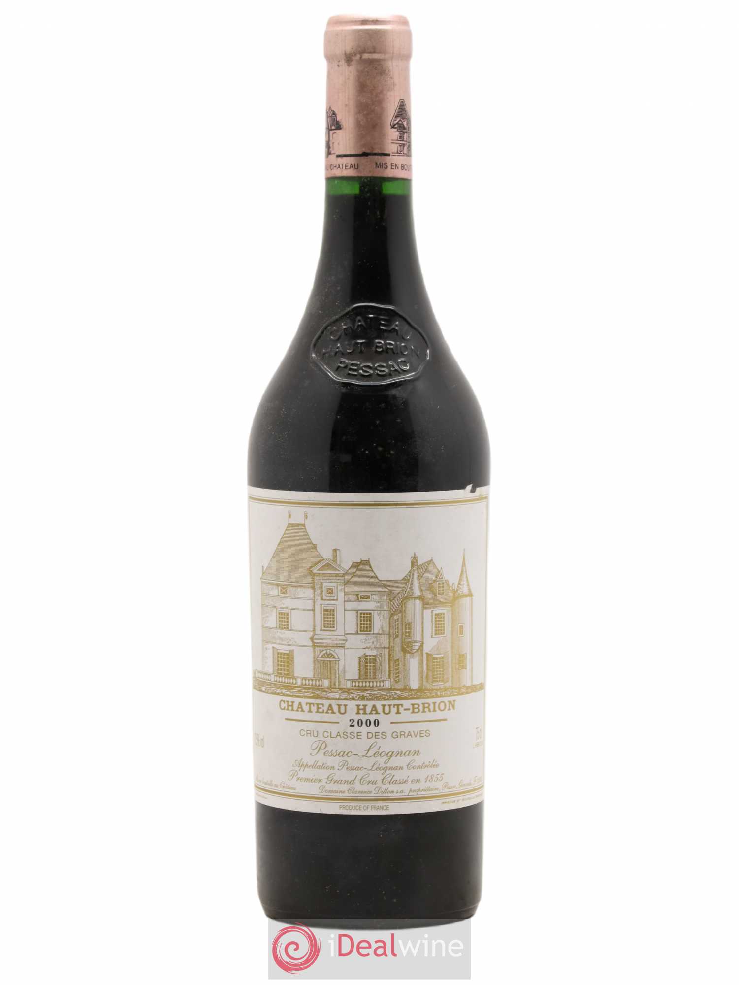 Château Haut Brion 1er Grand Cru Classé 2000 - Lot de 1 bouteille - 0