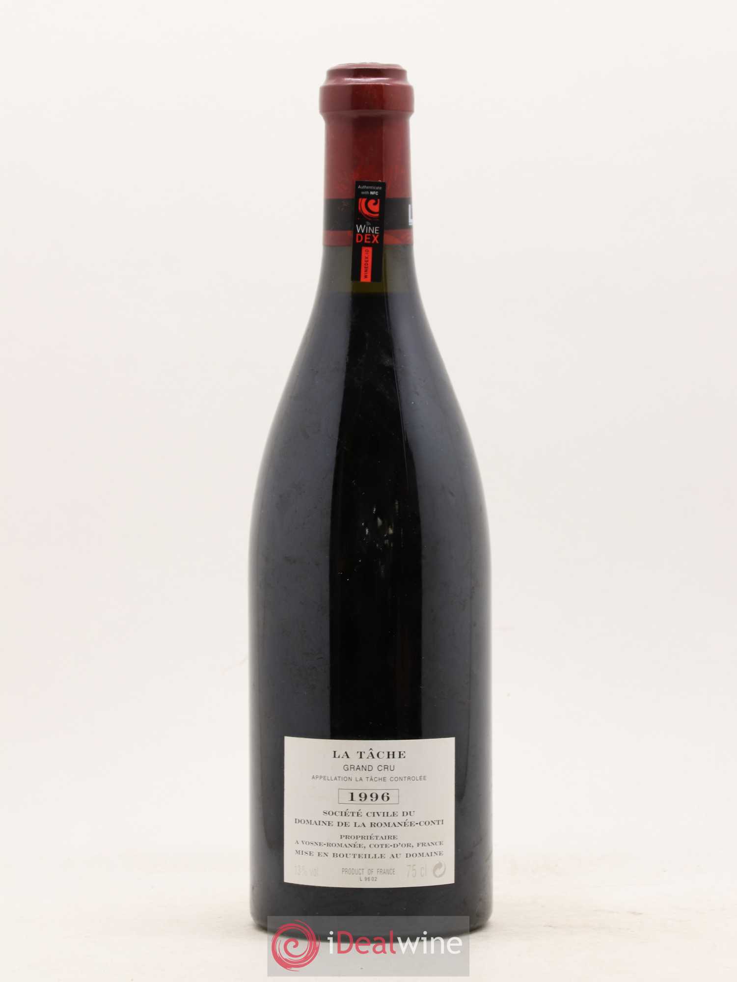 La Tâche Grand Cru Domaine de la Romanée-Conti 1996 - Lot de 1 bouteille - 1