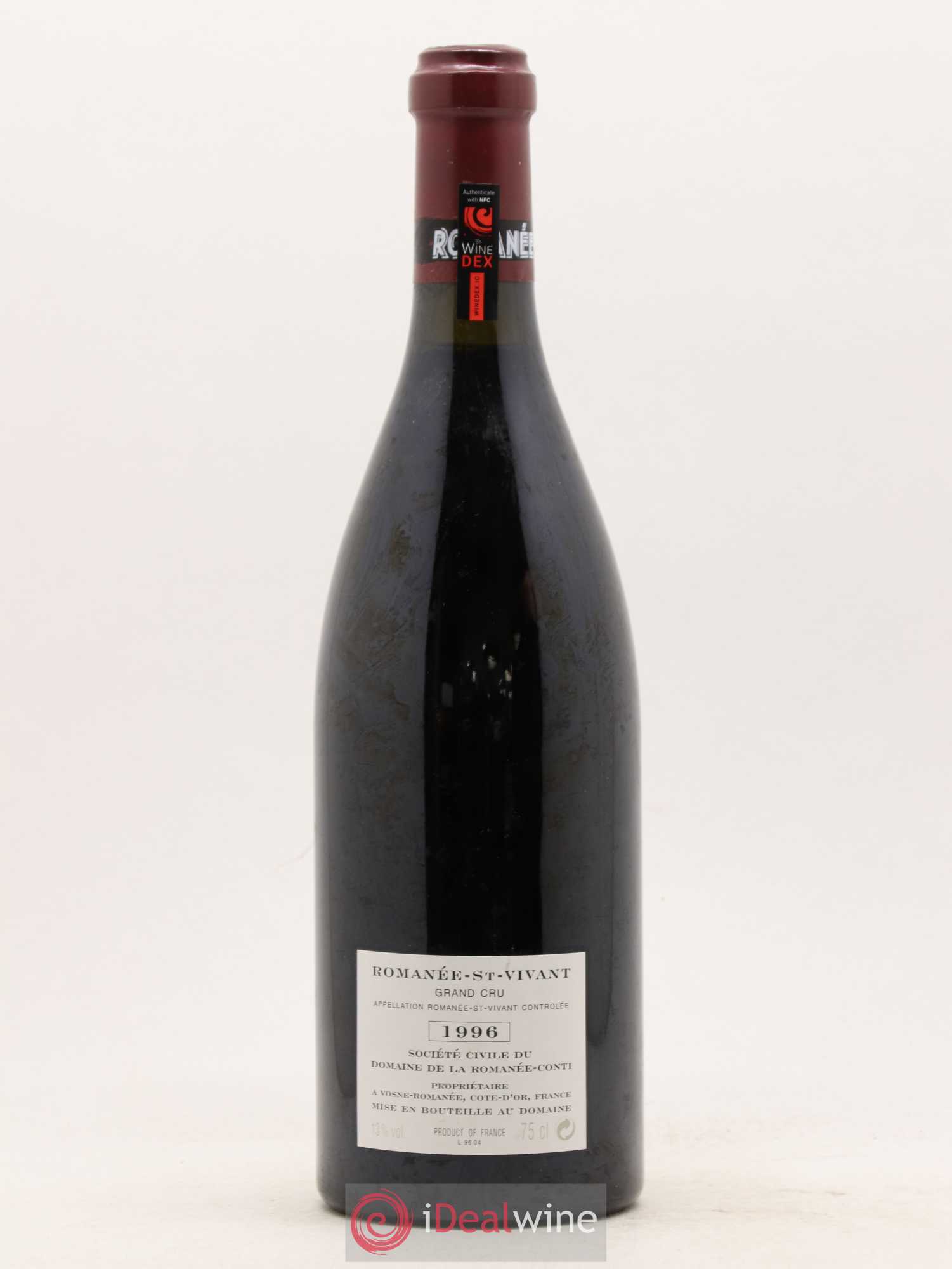 Romanée-Saint-Vivant Grand Cru Domaine de la Romanée-Conti 1996 - Lot de 1 bouteille - 1