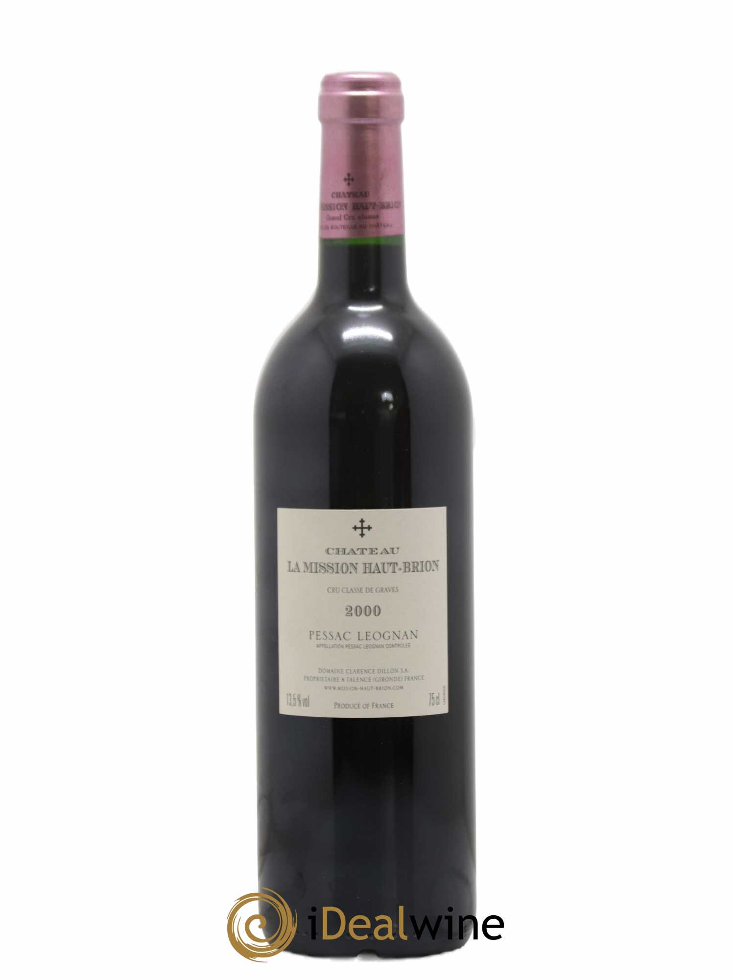 Château la Mission Haut-Brion Cru Classé de Graves 2000 - Lot de 1 bouteille - 1