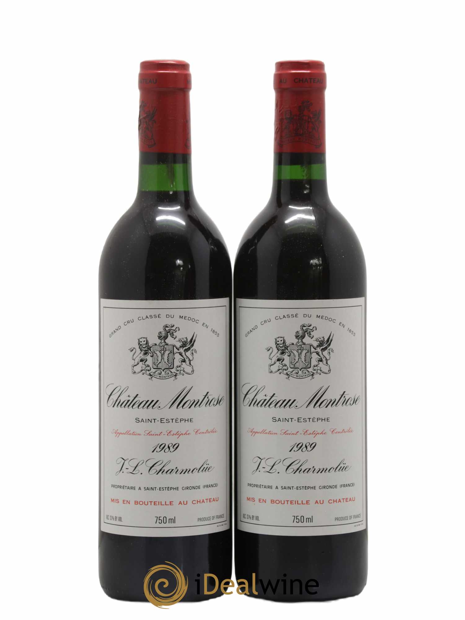 Château Montrose 2ème Grand Cru Classé 1989 - Lot de 2 bouteilles - 0