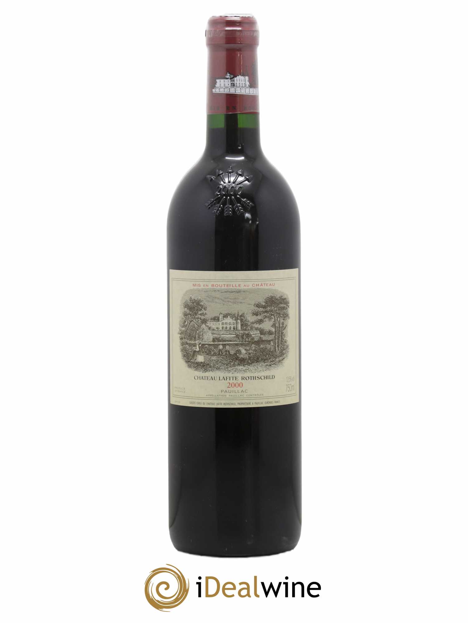 Château Lafite Rothschild 1er Grand Cru Classé 2000 - Lot de 1 bouteille - 0