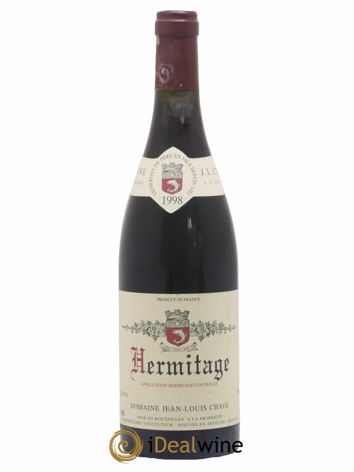 Hermitage Jean-Louis Chave 1998 - Lot de 1 bouteille - 0