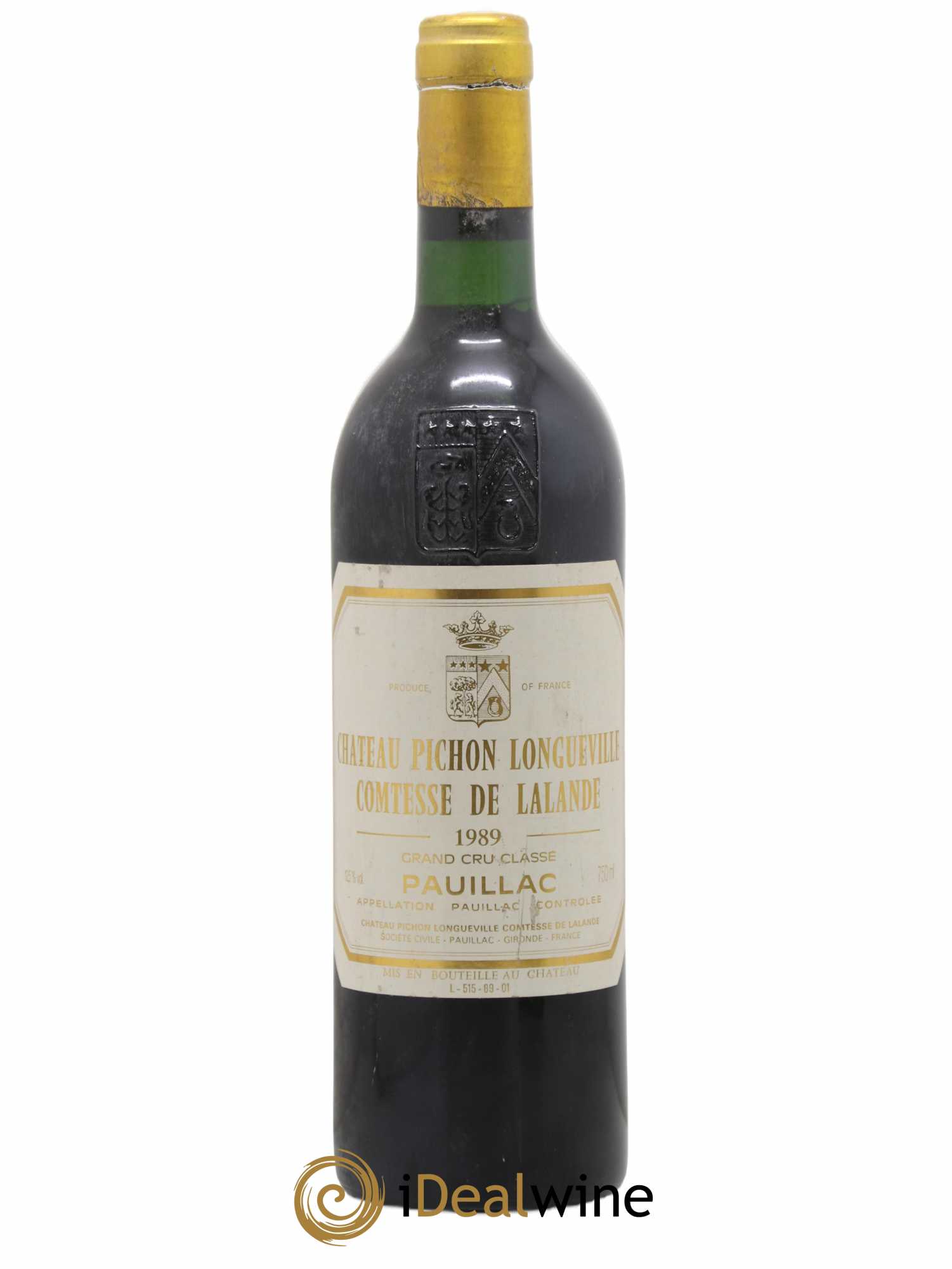 Château Pichon Longueville Comtesse de Lalande 2ème Grand Cru Classé 1989 - Lot de 1 bouteille - 0