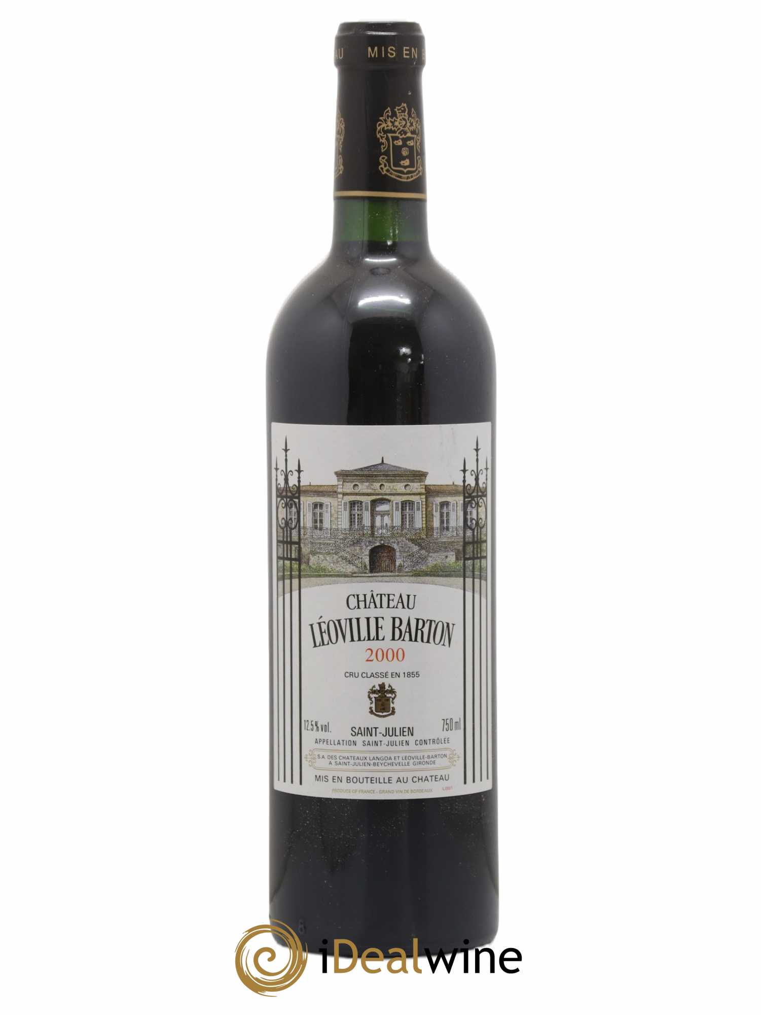 Château Léoville Barton 2ème Grand Cru Classé 2000 - Lot de 1 bouteille - 0