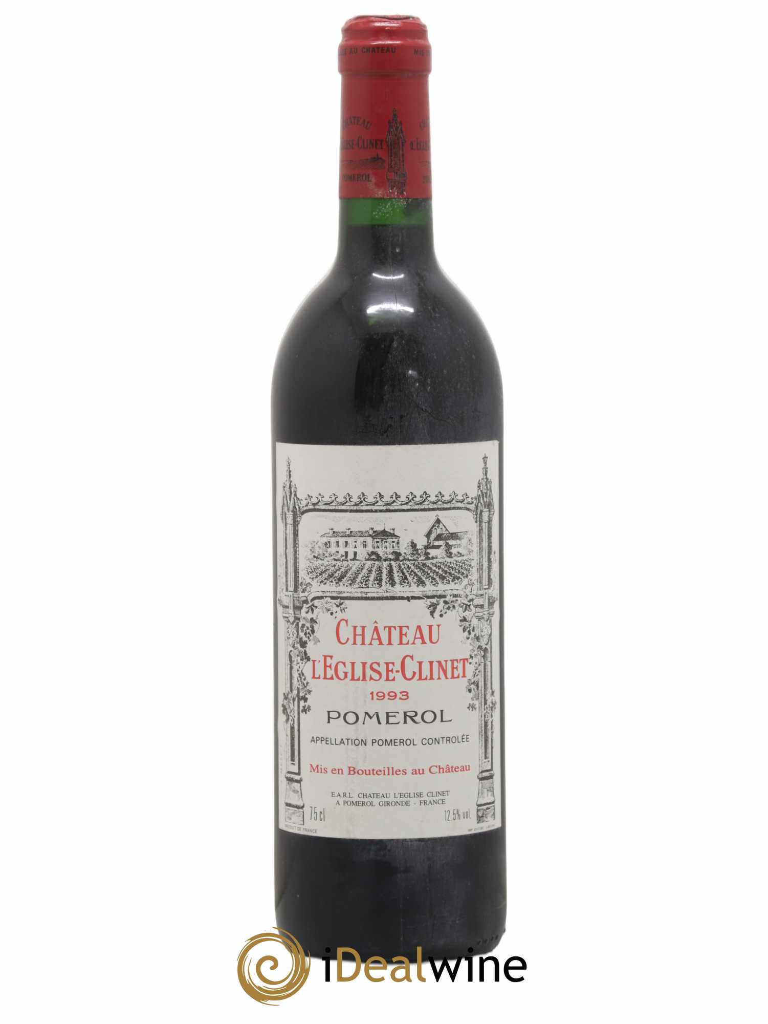 Château l' Église Clinet 1993 - Lot de 1 bouteille - 0