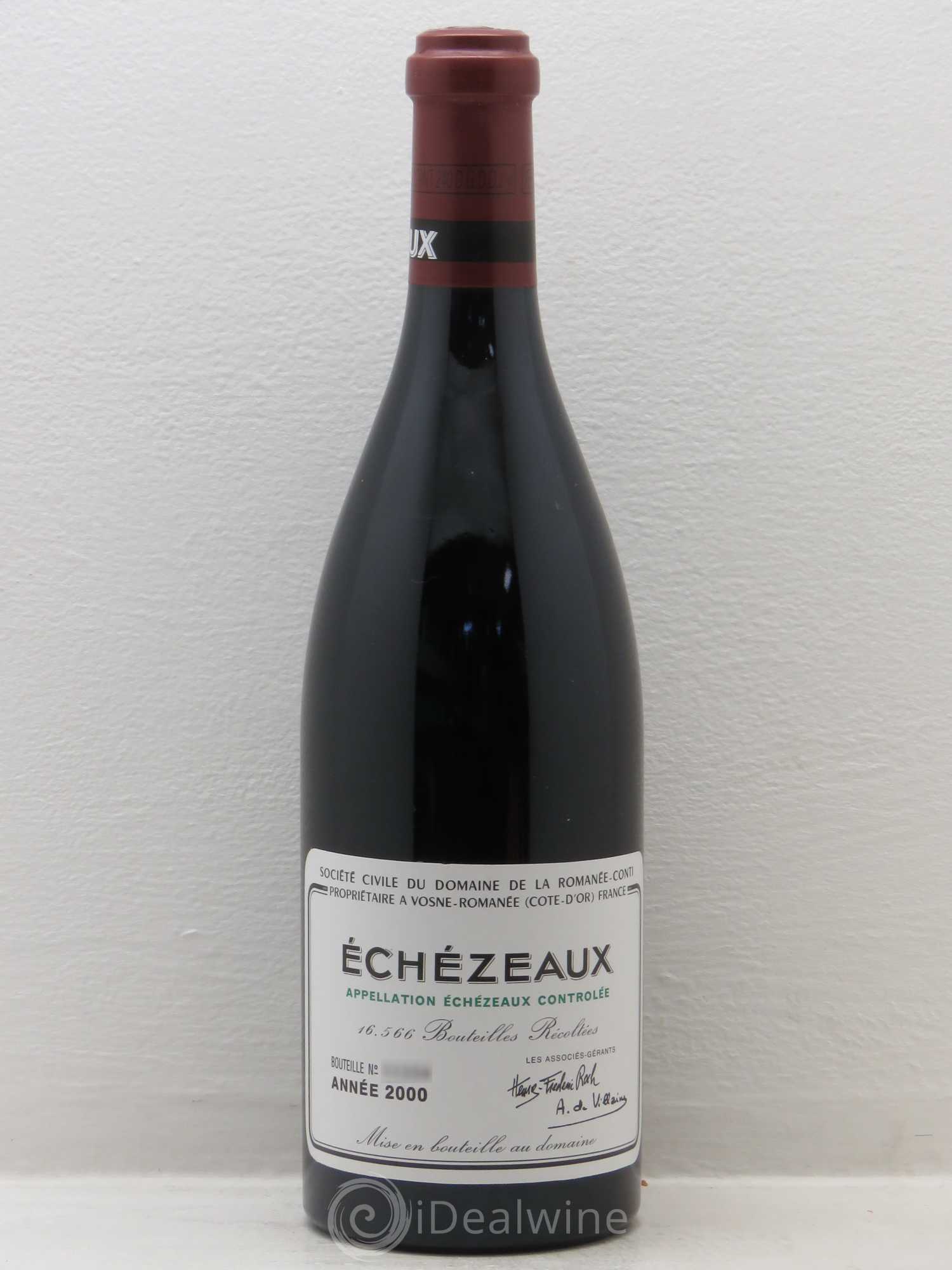 Echezeaux Grand Cru Domaine de la Romanée-Conti 2000 - Lot de 1 bouteille - 0