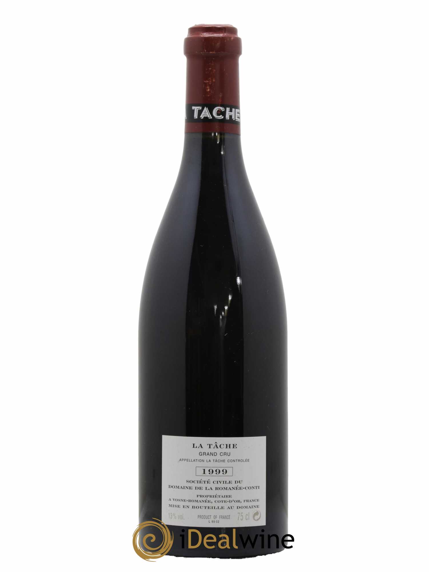 La Tâche Grand Cru Domaine de la Romanée-Conti 1999 - Lot de 1 bouteille - 1