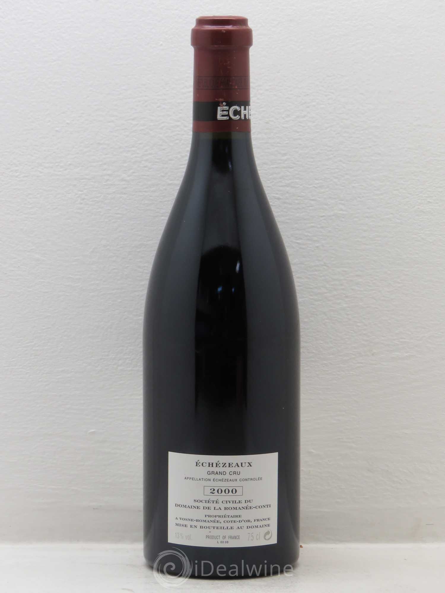 Echezeaux Grand Cru Domaine de la Romanée-Conti 2000 - Lot de 1 bouteille - 1