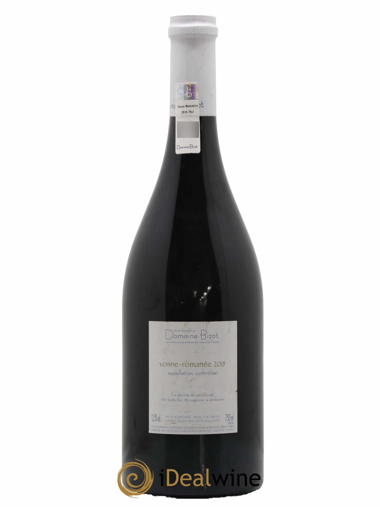 Vosne-Romanée Bizot (Domaine) 2018 - Lot de 1 bouteille - 1