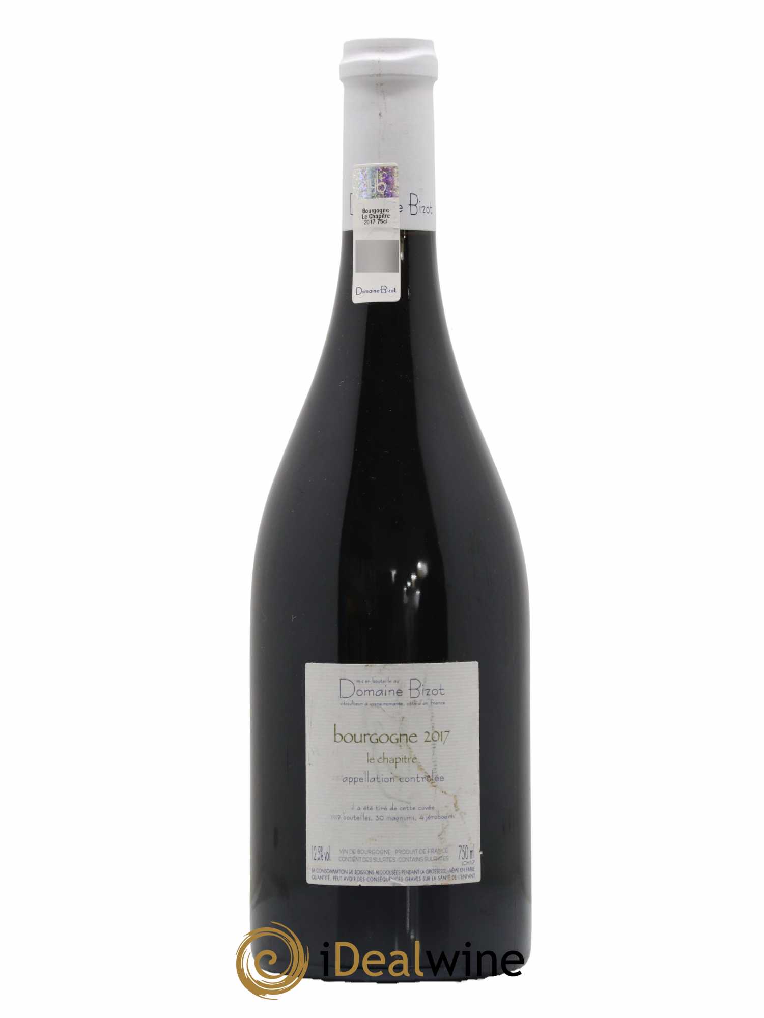 Bourgogne Le Chapitre Bizot (Domaine) 2017 - Lot de 1 bouteille - 1