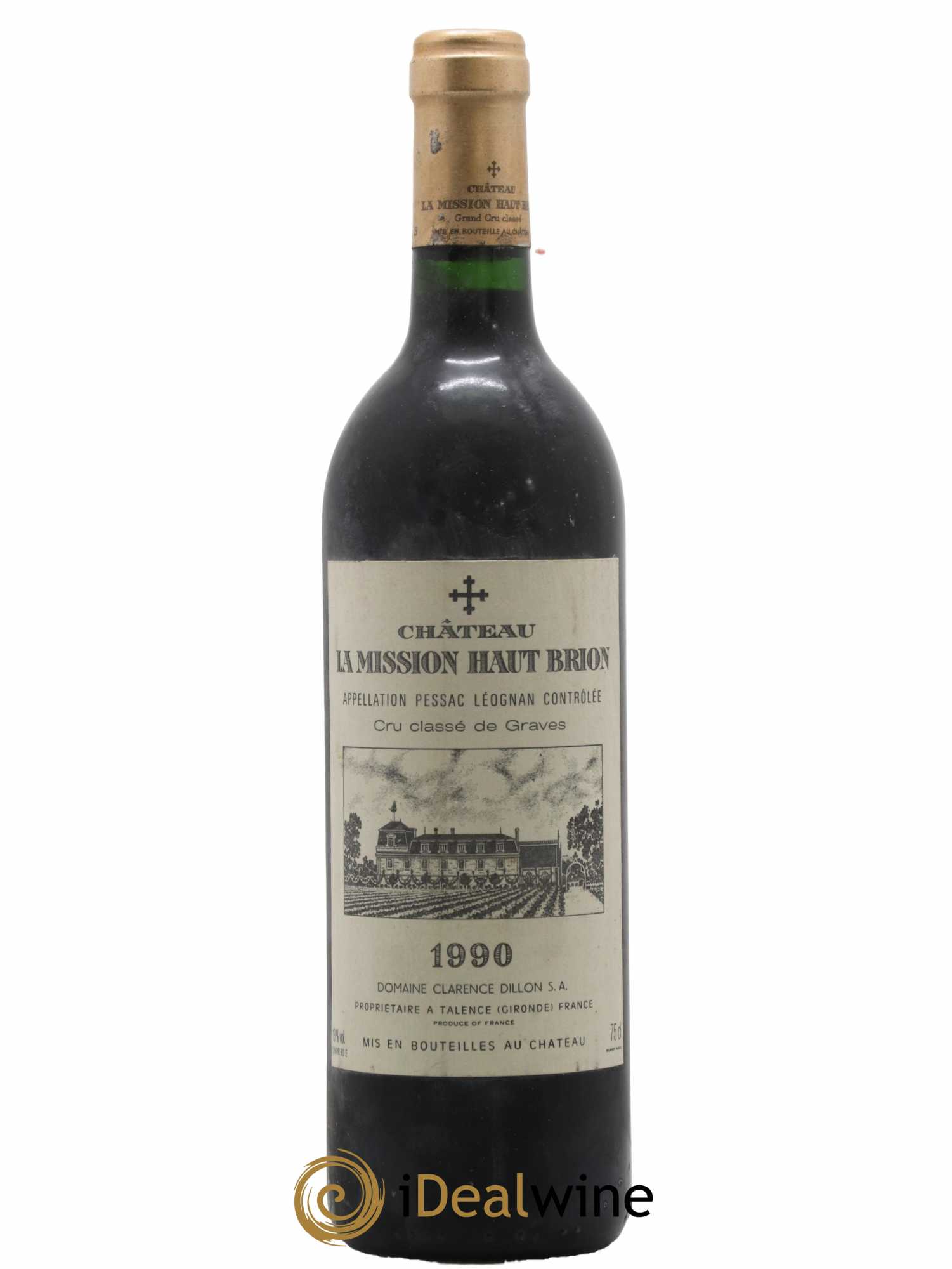 Château la Mission Haut-Brion Cru Classé de Graves 1990 - Lot de 1 bouteille - 0