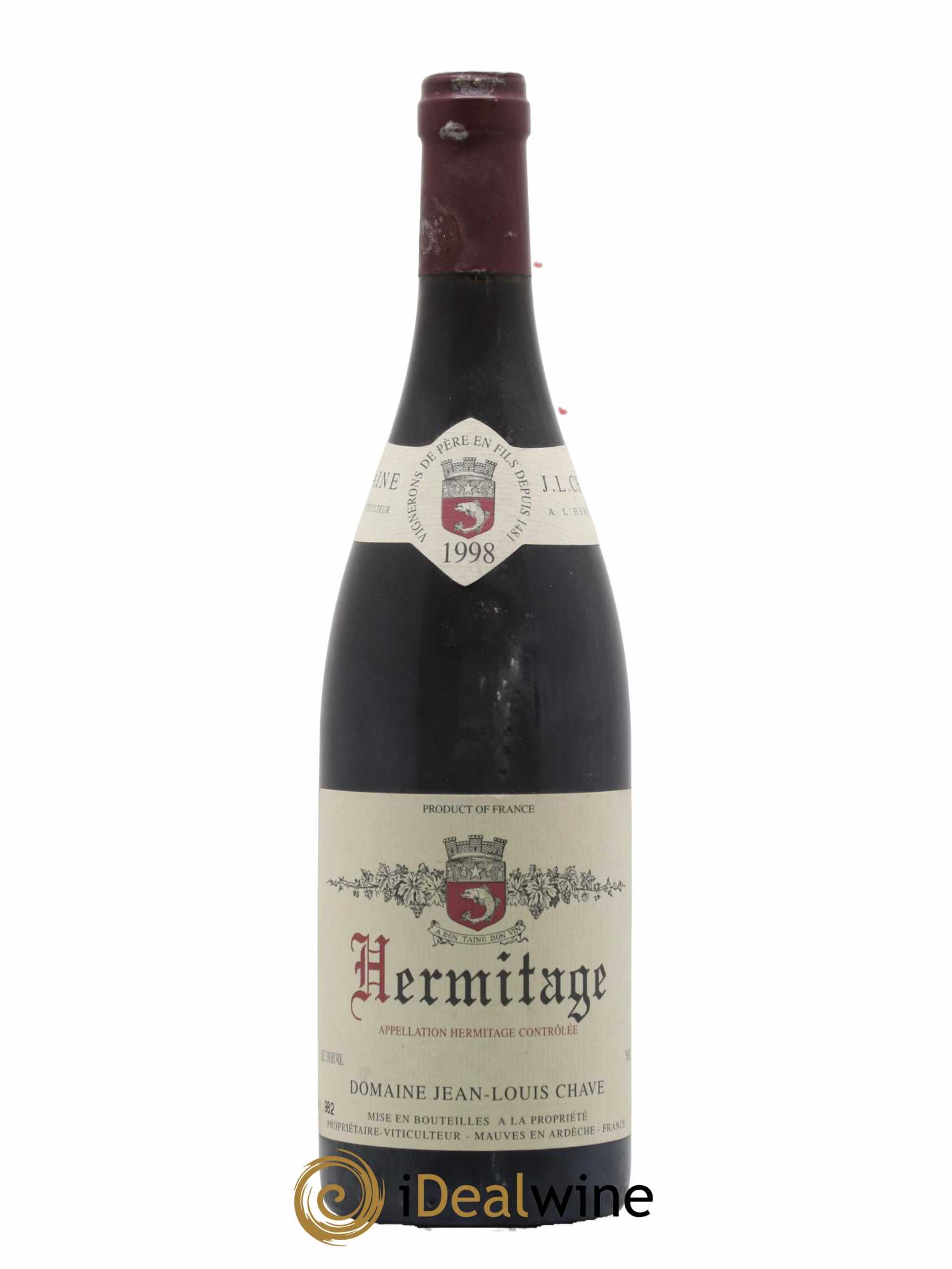 Hermitage Jean-Louis Chave 1998 - Lot de 1 bouteille - 0