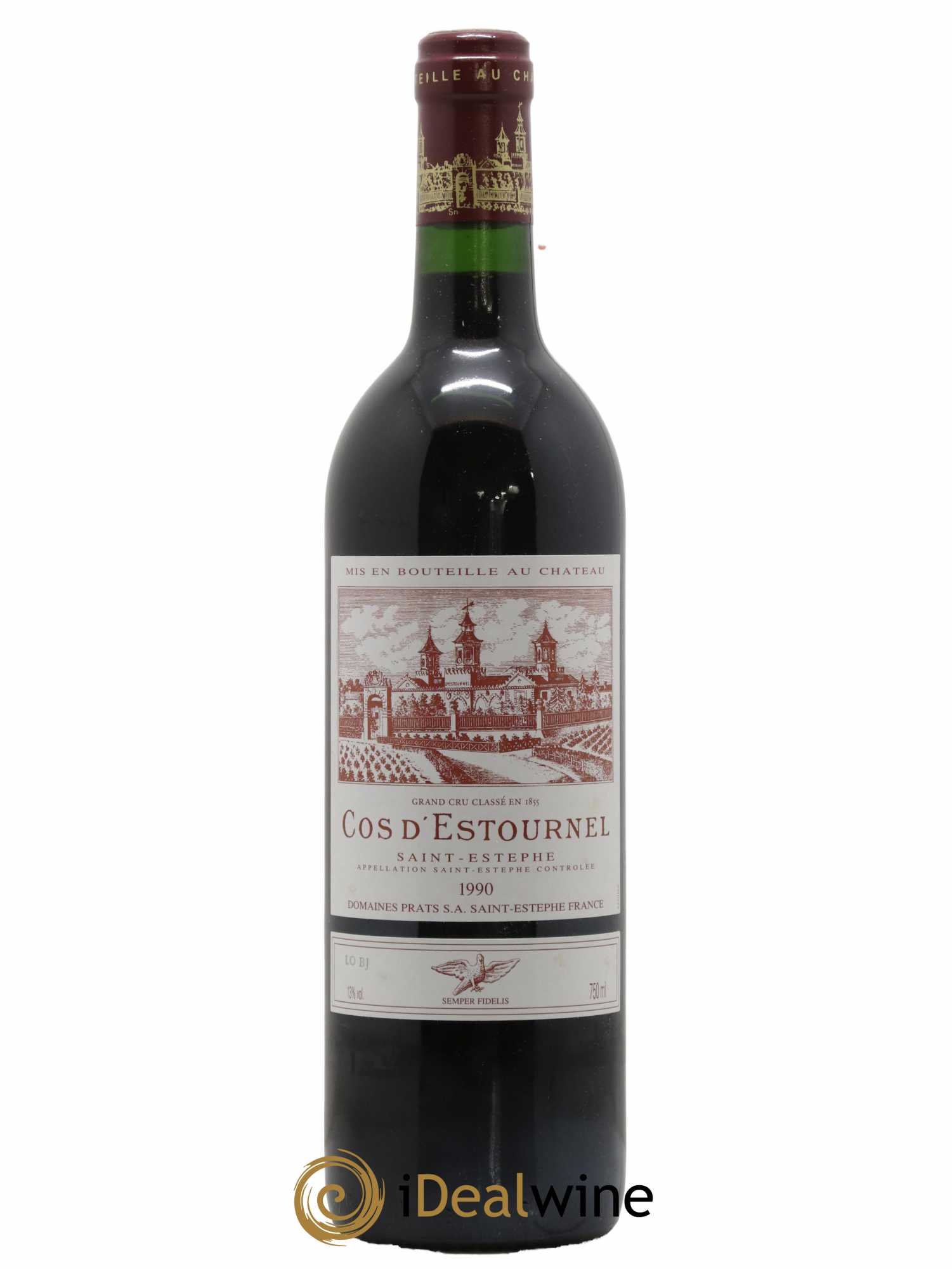 Cos d'Estournel 2ème Grand Cru Classé 1990 - Lot de 1 bouteille - 0