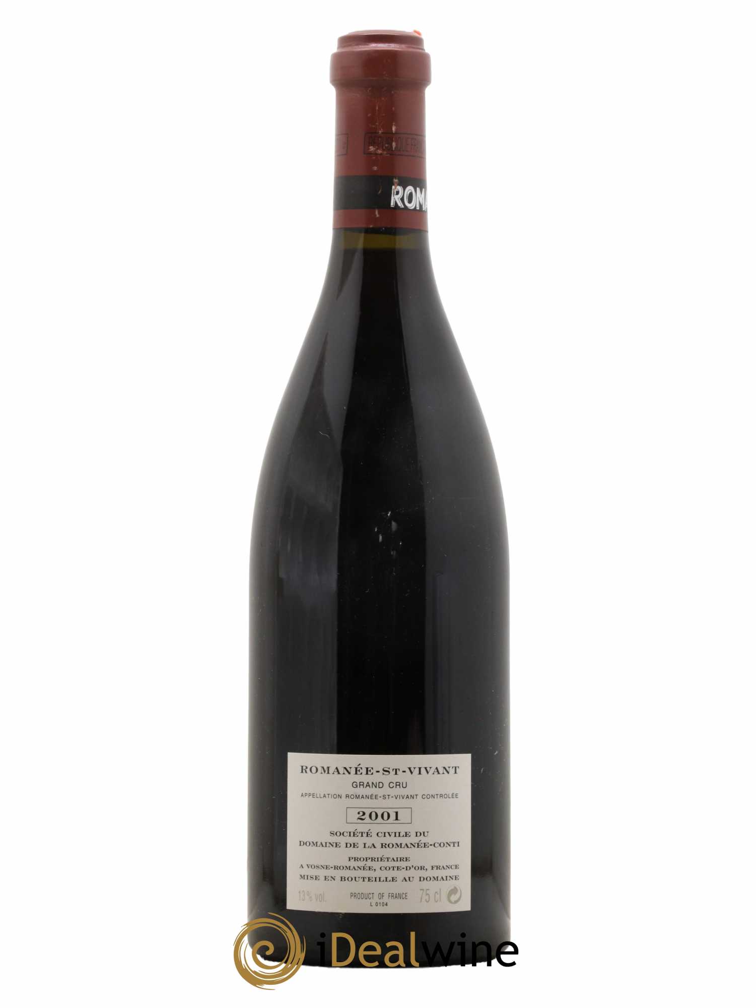Romanée-Saint-Vivant Grand Cru Domaine de la Romanée-Conti 2001 - Lot de 1 bouteille - 1