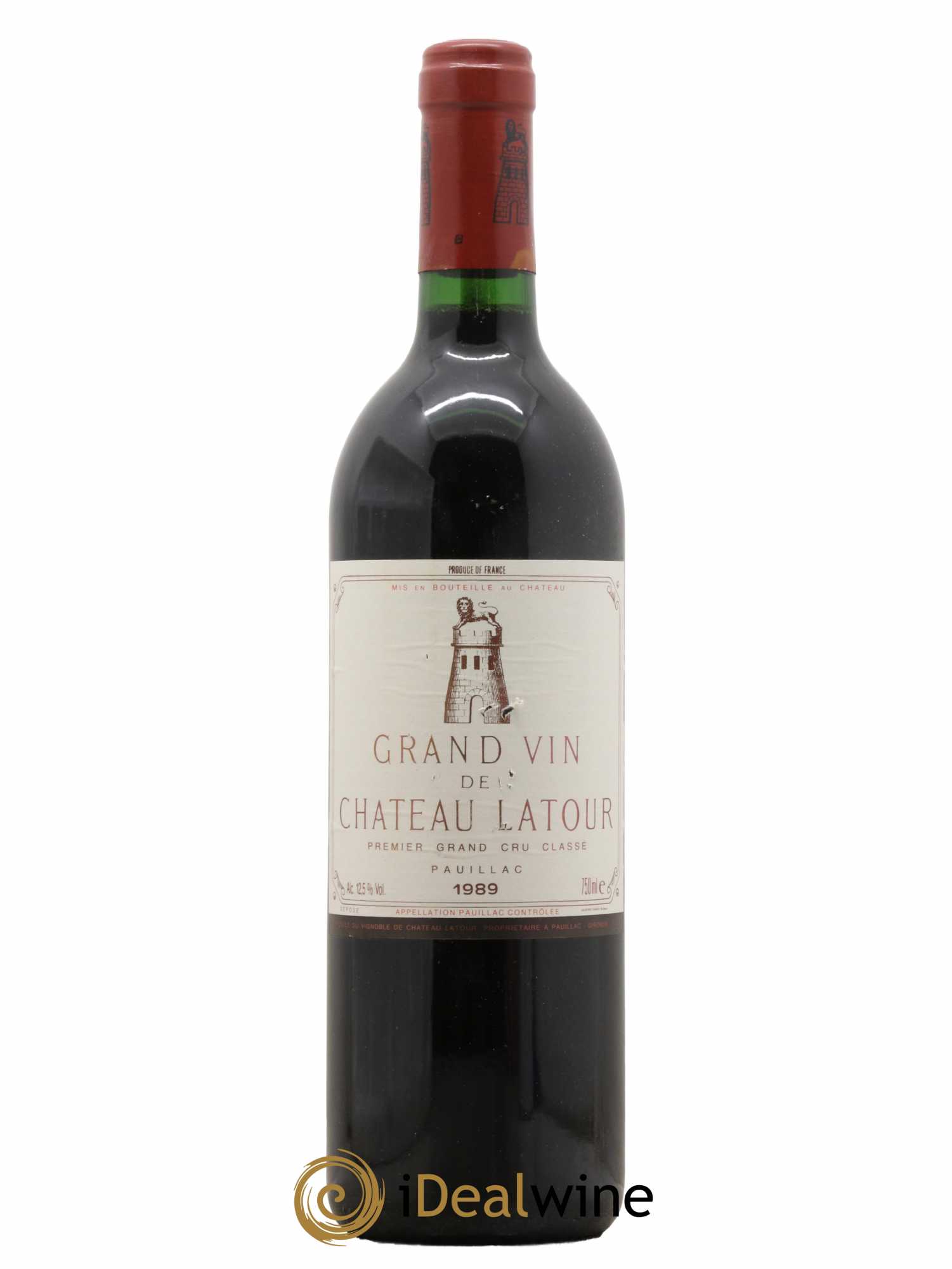 Château Latour 1er Grand Cru Classé 1989 - Lot de 1 bouteille - 0
