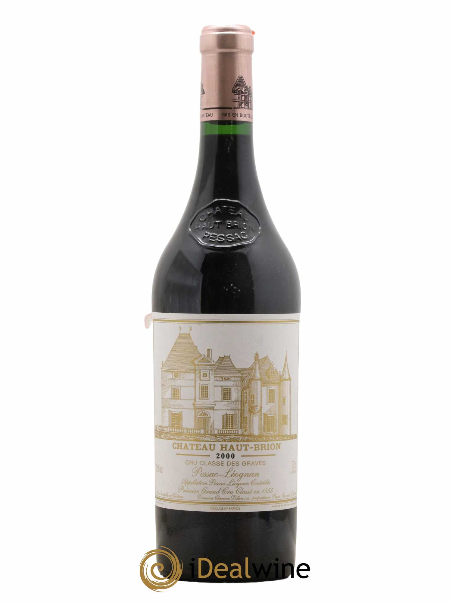 Château Haut Brion 1er Grand Cru Classé 2000 - Lot de 1 bouteille - 0
