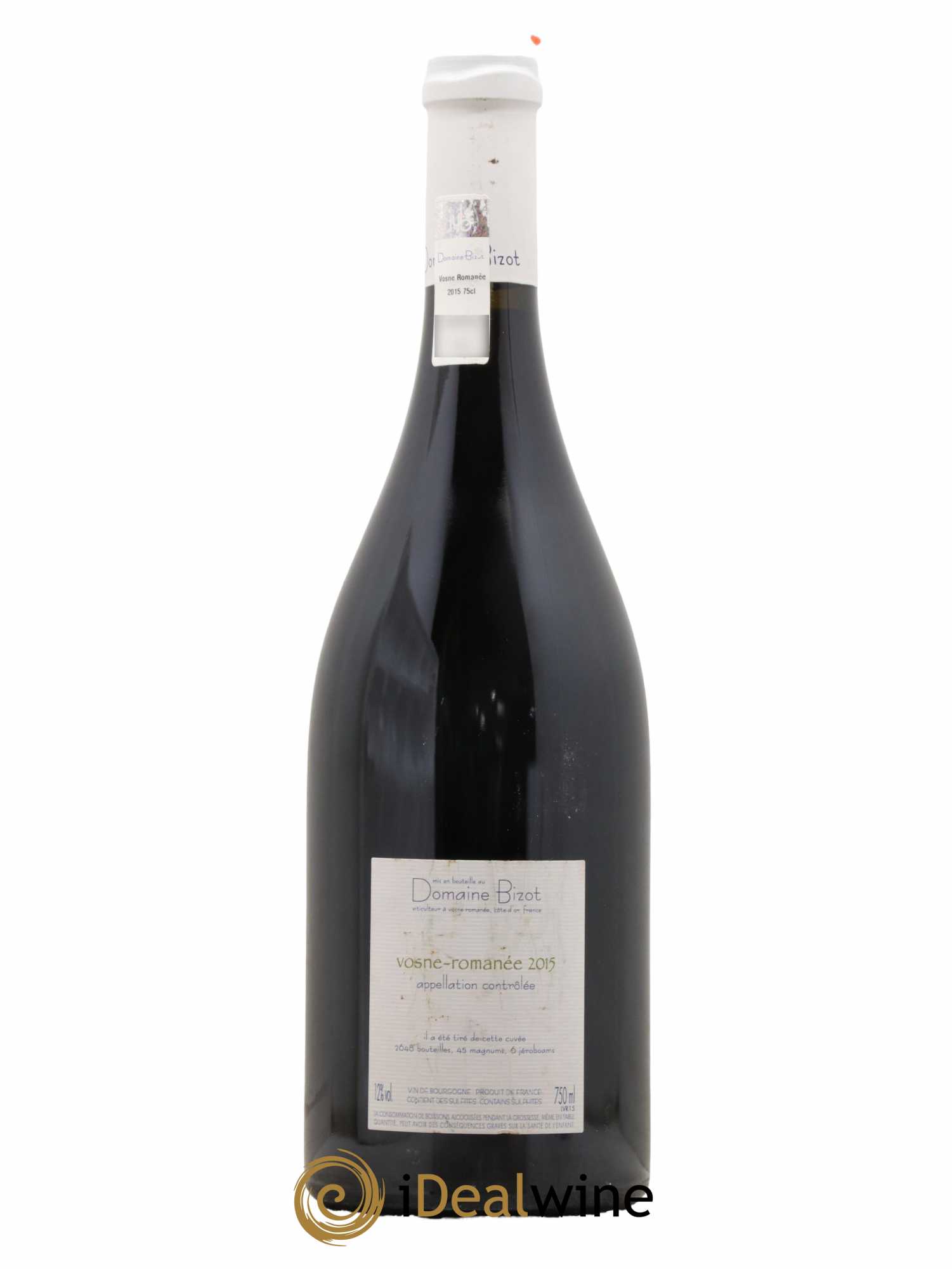 Vosne-Romanée Bizot (Domaine) 2015 - Lot de 1 bouteille - 1