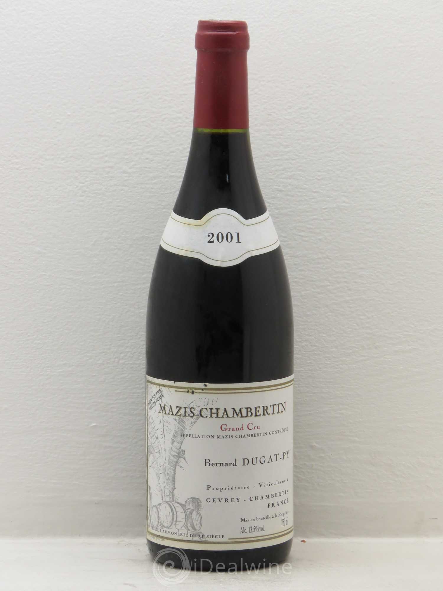 Mazis-Chambertin Grand Cru Vieilles Vignes Dugat-Py 2001 - Posten von 1 Flasche - 0