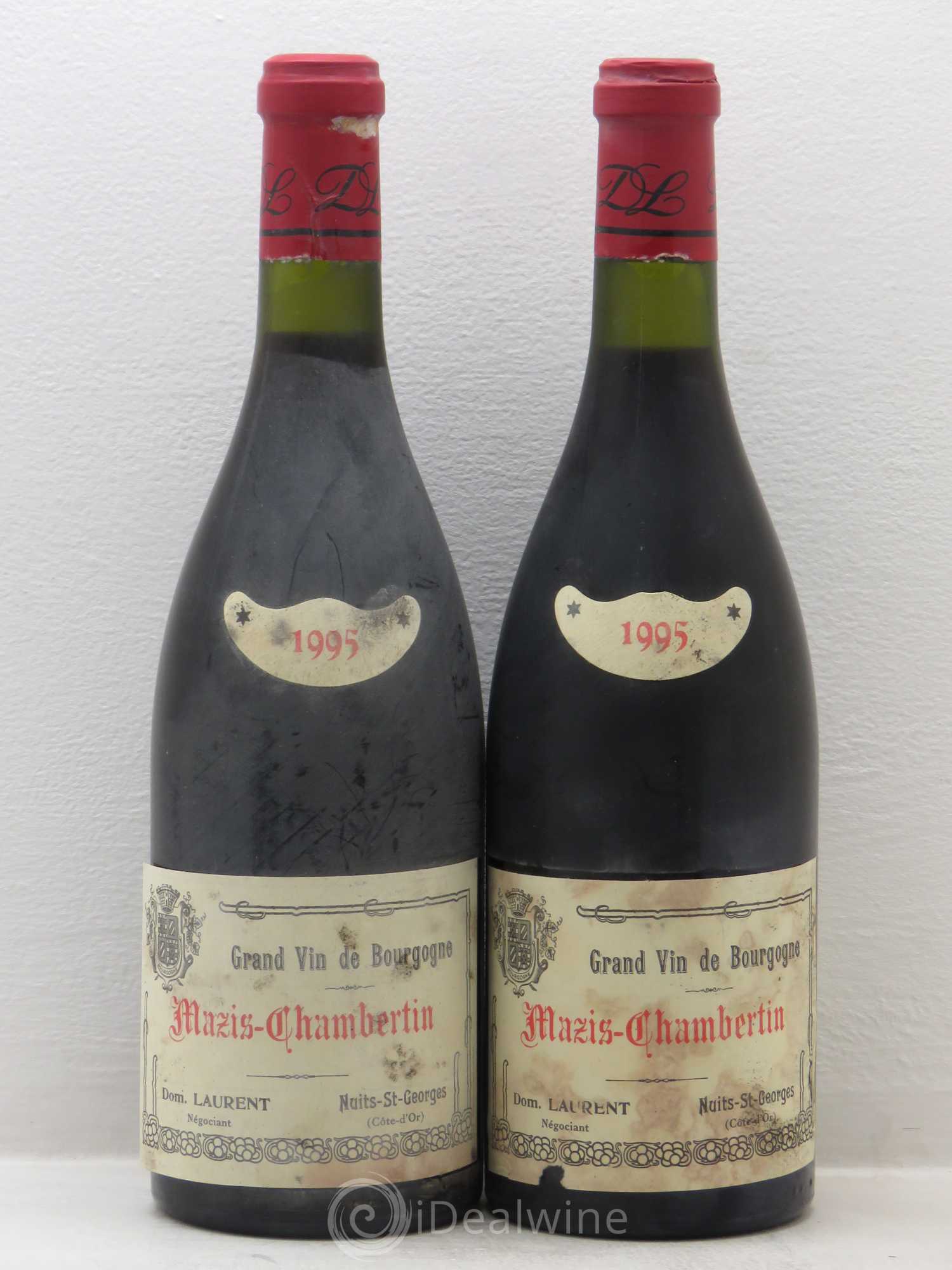 Mazis-Chambertin Grand Cru Dominique Laurent 1995 - Lot de 2 bouteilles - 0