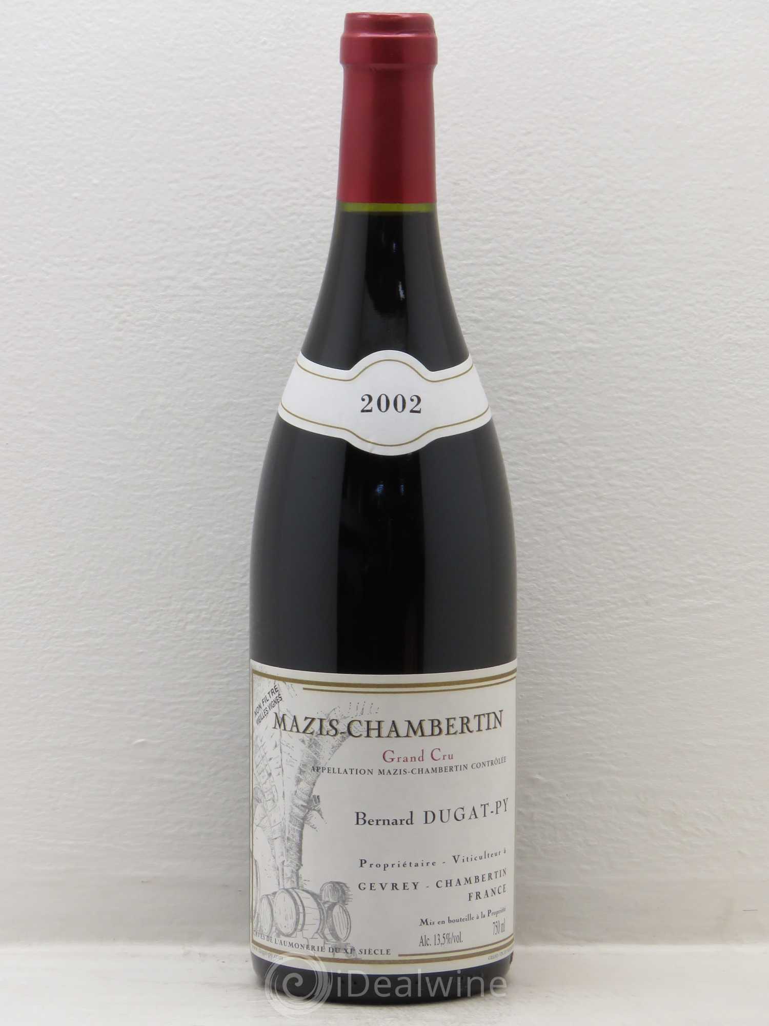 Mazis-Chambertin Grand Cru Vieilles Vignes Dugat-Py 2002 - Posten von 1 Flasche - 0