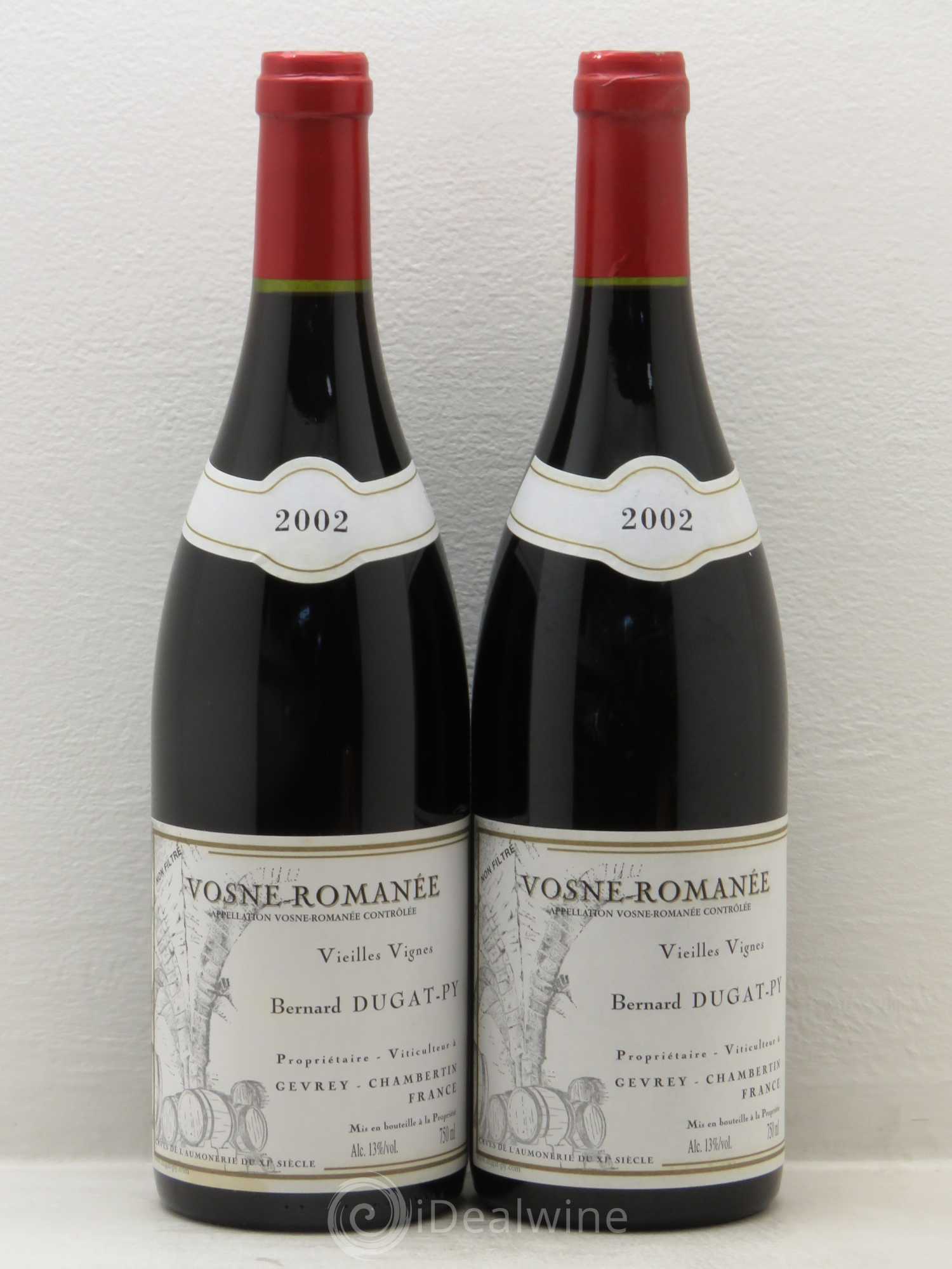 Vosne-Romanée Dugat-Py 2002 - Posten von 2 Flaschen - 0