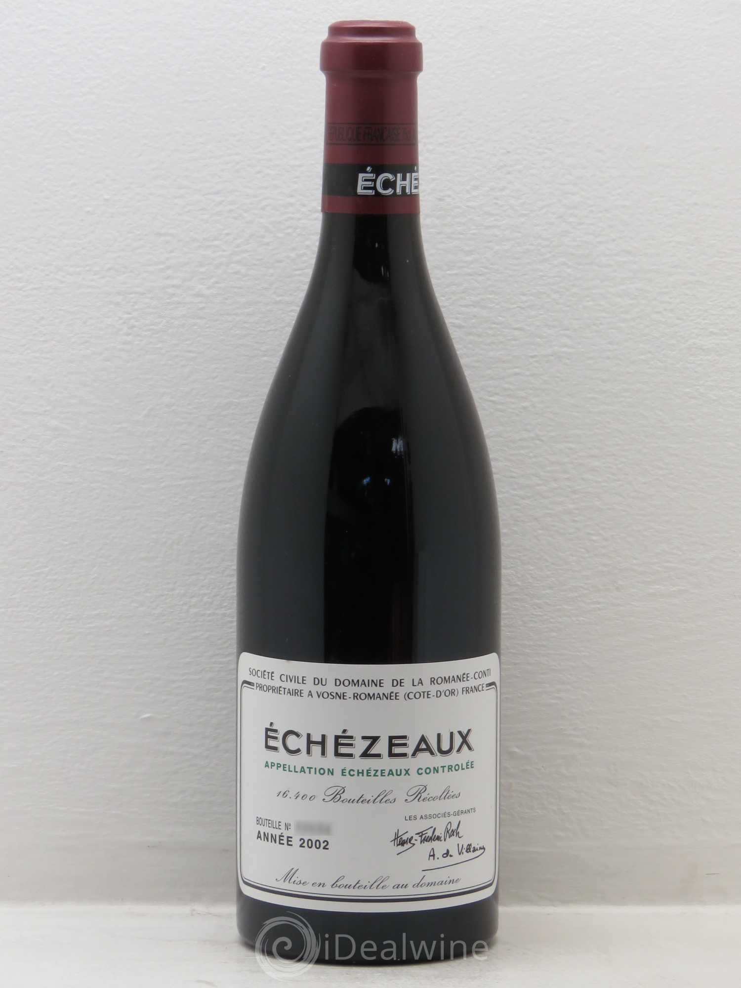Echezeaux Grand Cru Domaine de la Romanée-Conti 2002 - Lot de 1 bouteille - 0