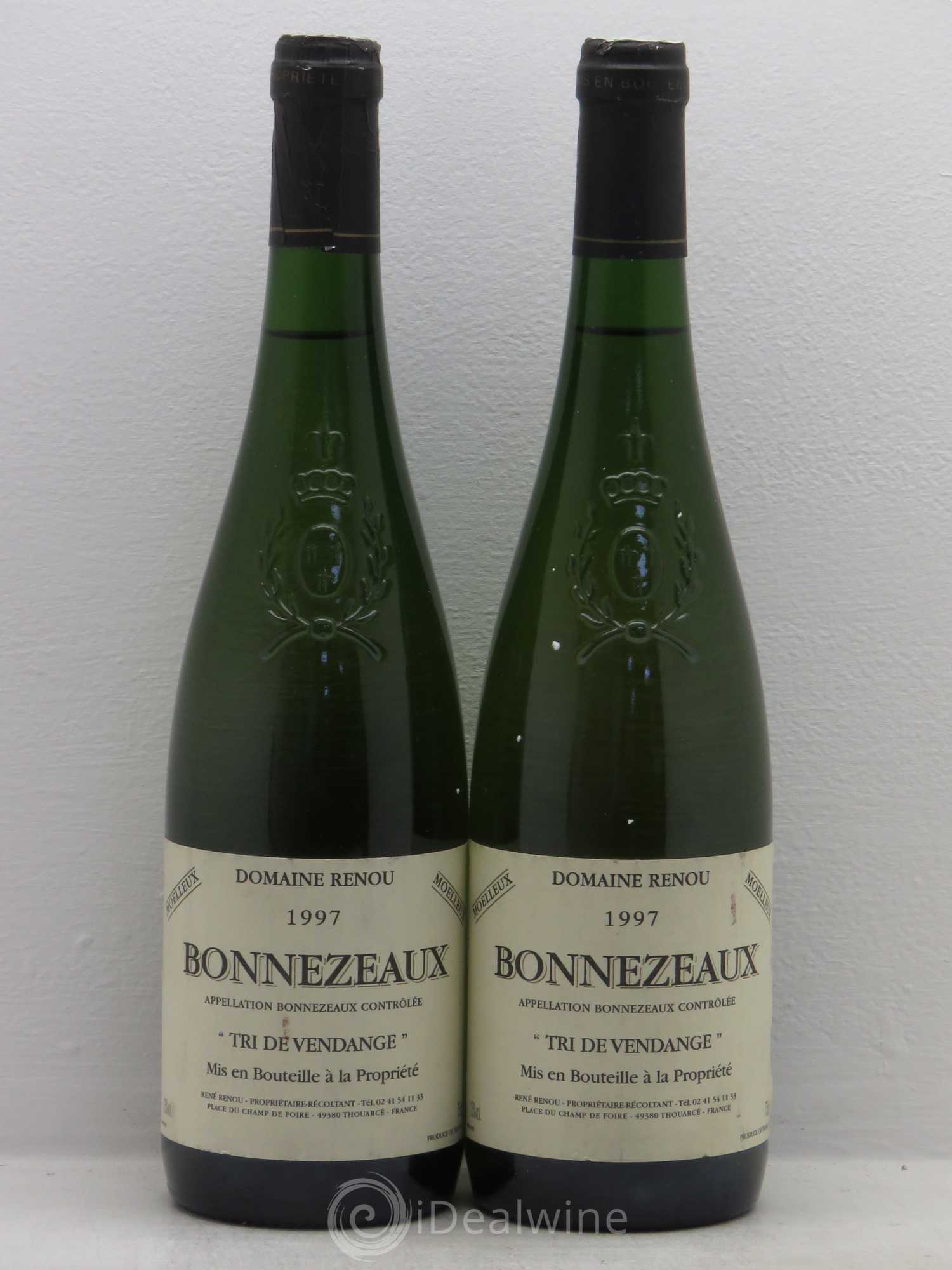 Bonnezeaux Tri de Vendange 1997 - Lotto di 2 bottiglie - 0