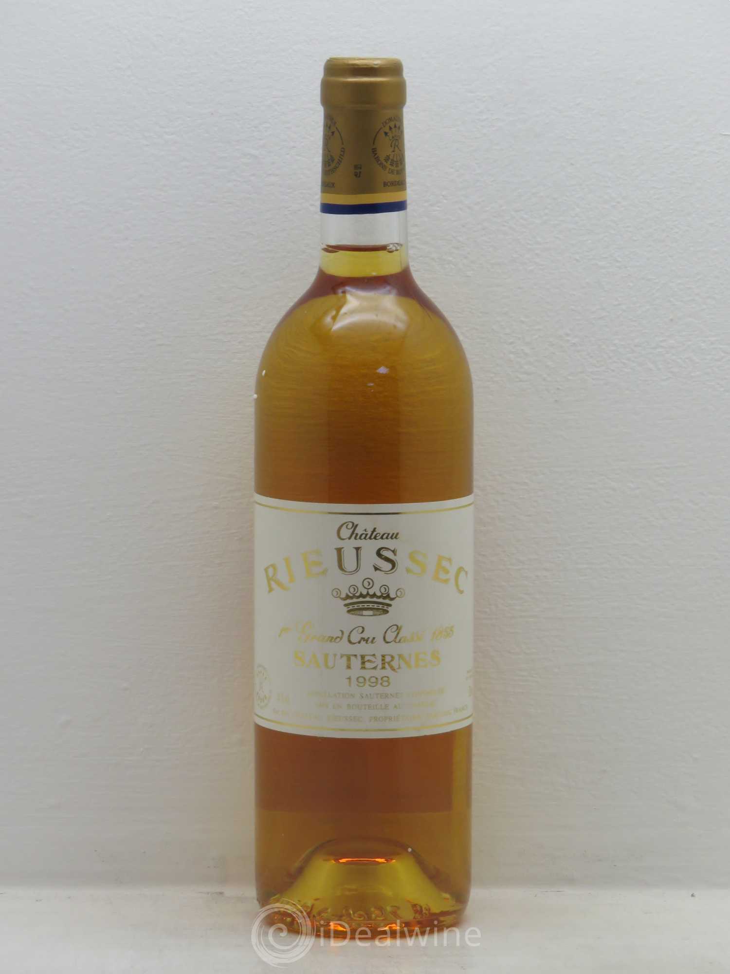Château Rieussec 1er Grand Cru Classé 1998 - Posten von 1 Flasche - 0