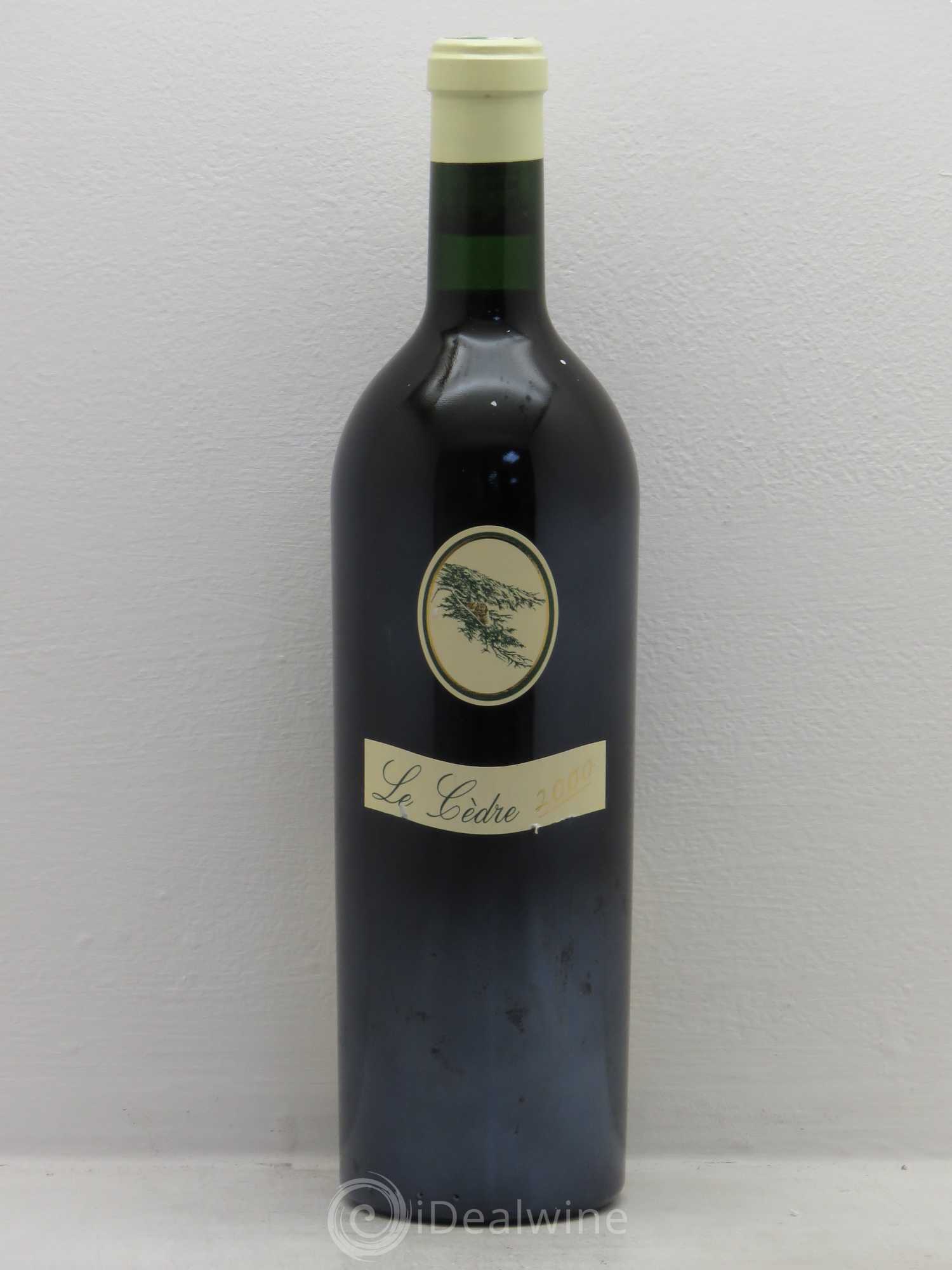 Cahors Château du Cèdre Pascal et Jean-Marc Verhaeghe 2000 - Lot de 1 bouteille - 0