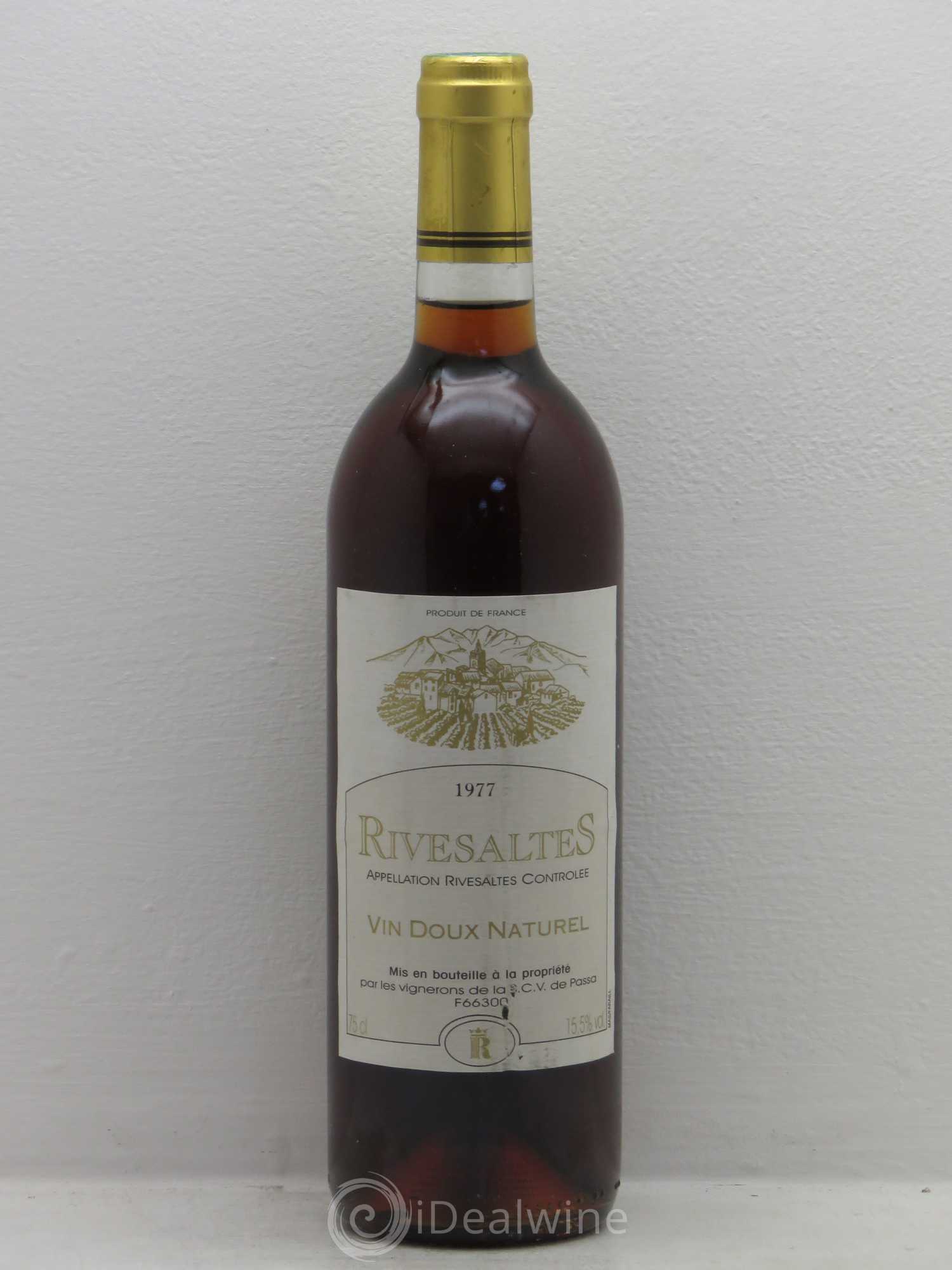 Rivesaltes SCV Passa 1977 - Posten von 1 Flasche - 0