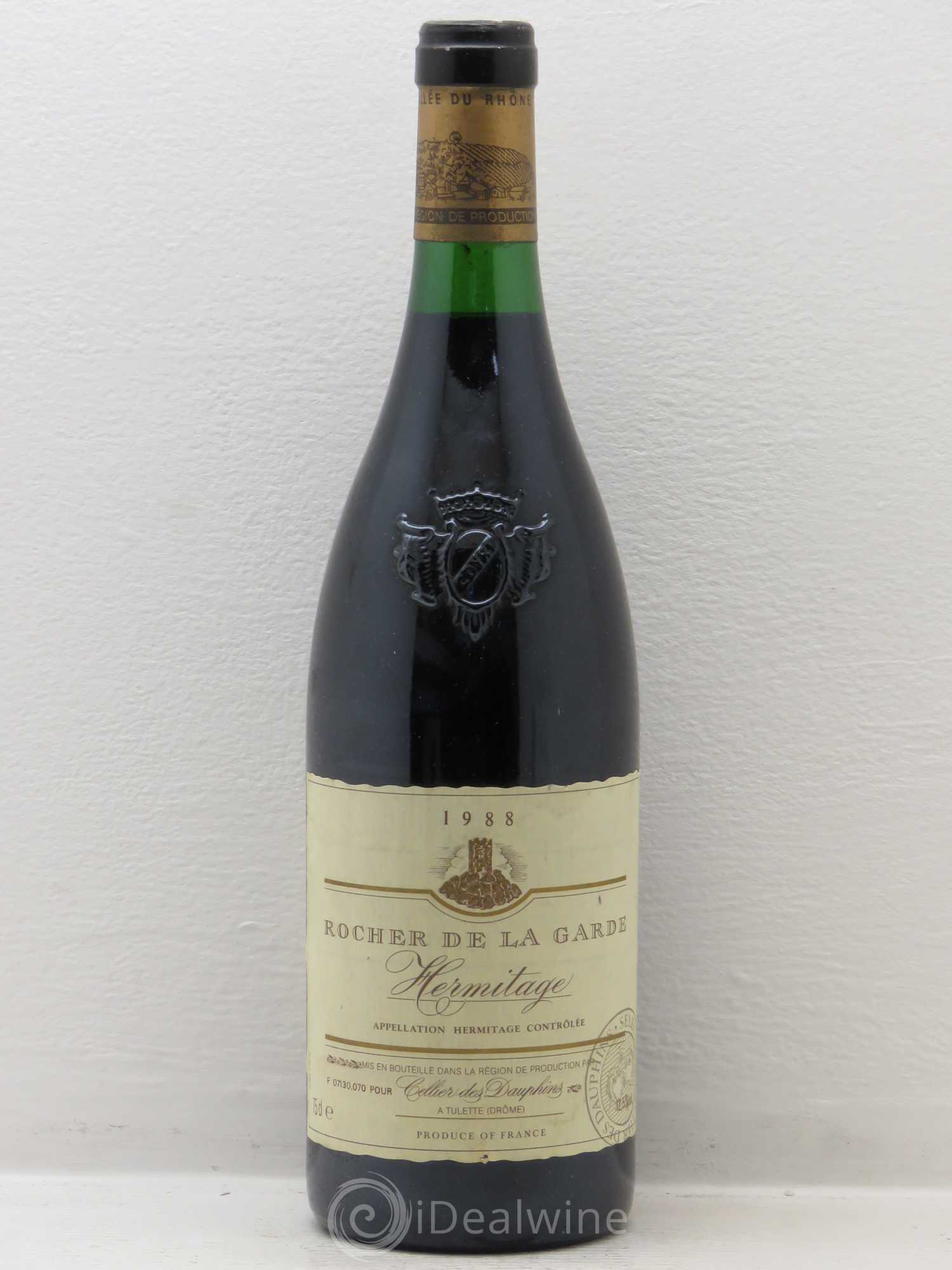 Hermitage Rocher De La Garde Cellier Des Dauphins (sans prix de réserve) 1988 - Posten von 1 Flasche - 0