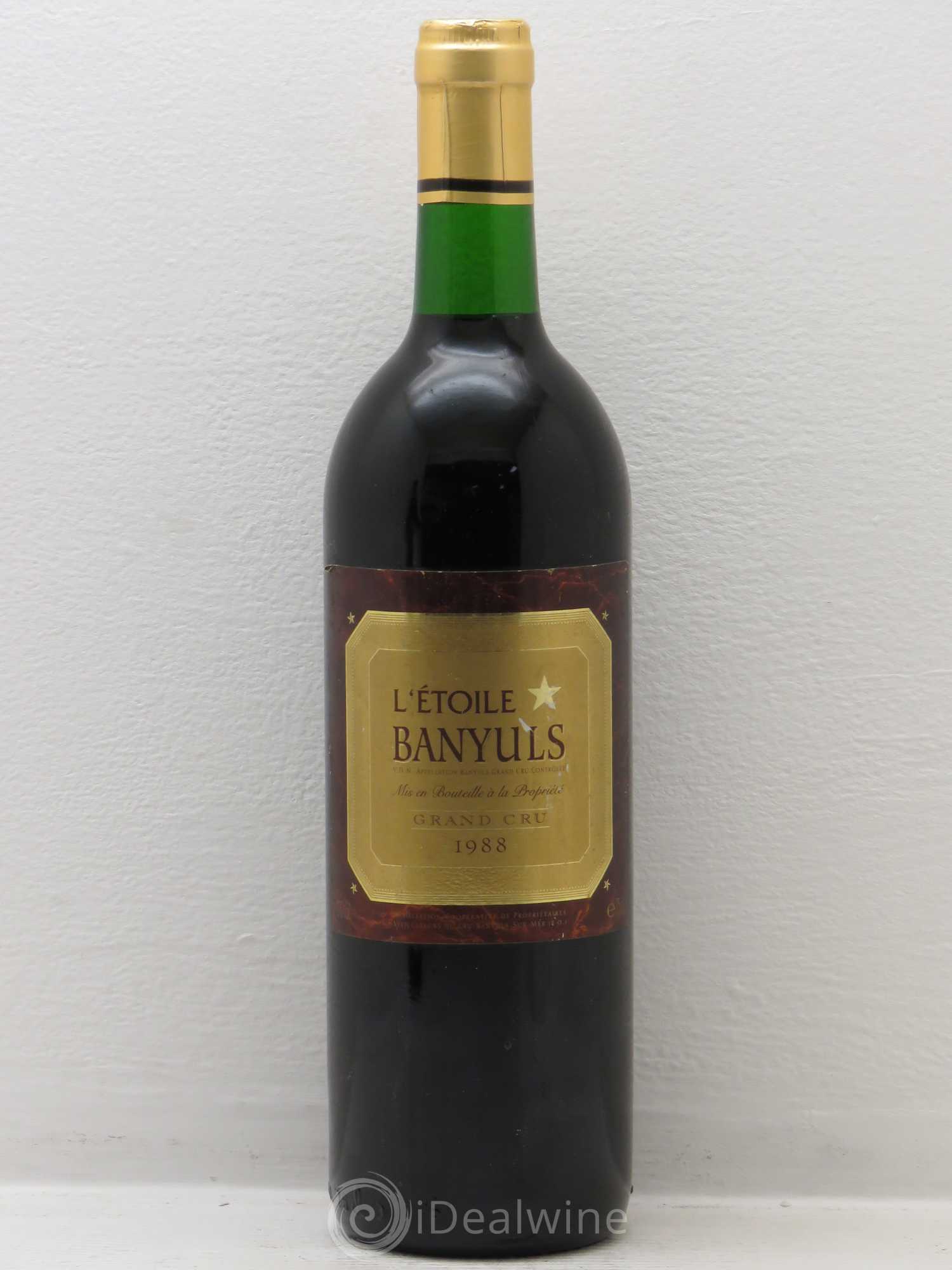 Banyuls Grand Cru Cave De L'Etoile 1988 - Posten von 1 Flasche - 0