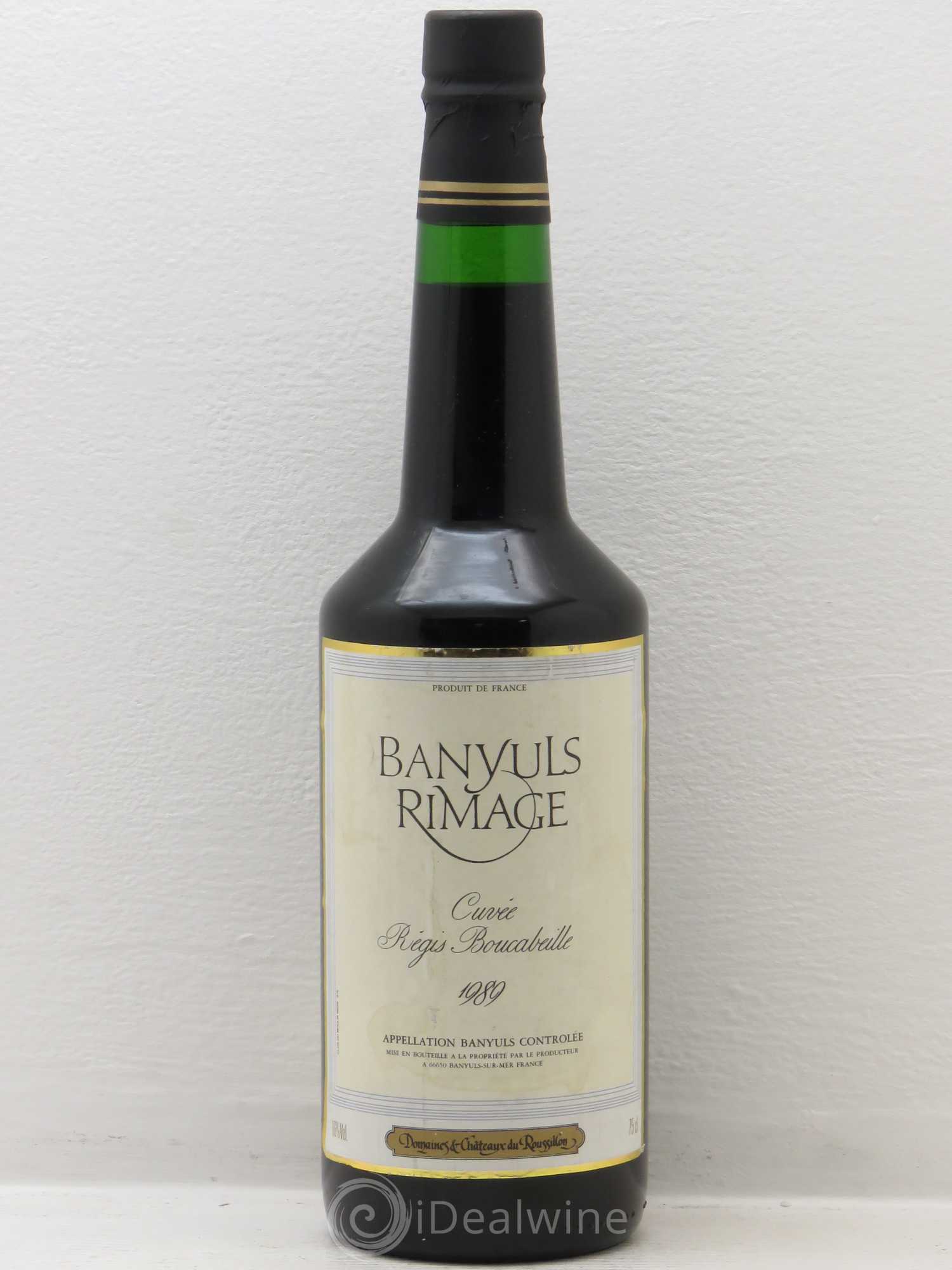 Banyuls Rimage Cuvee Regis Boucabeille 1989 - Posten von 1 Flasche - 0